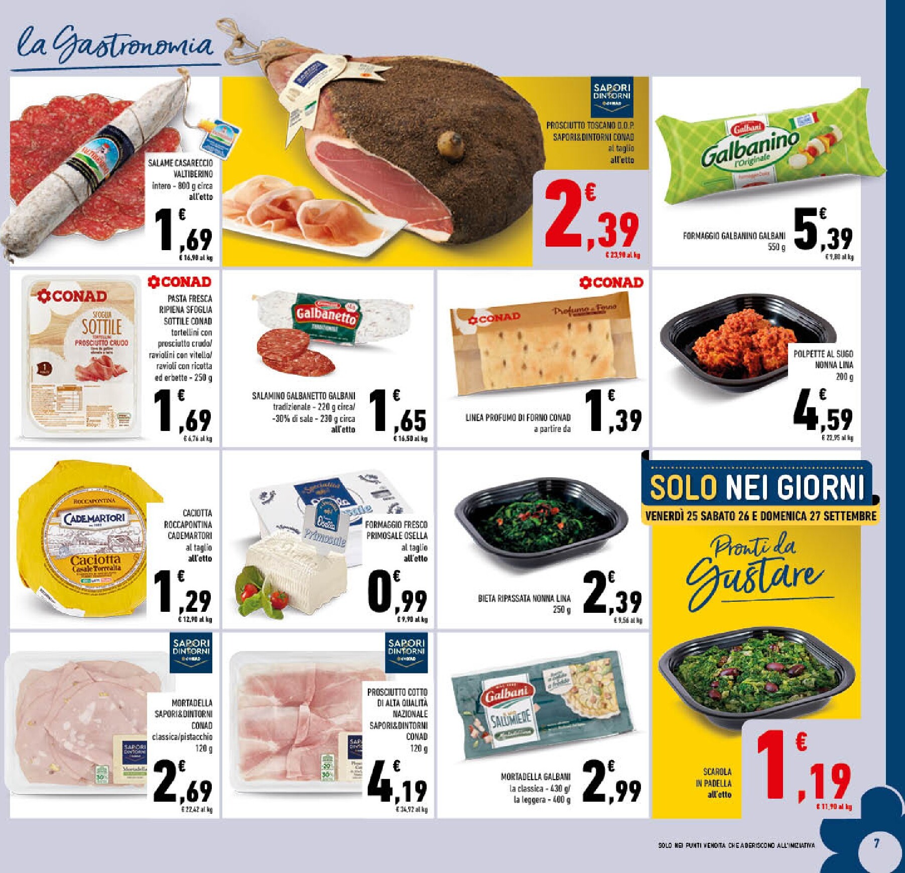 conad - Volantino futuro Conad valido dal mercoledì 23/09/2026 al domenica 04/10/2026 - page: 7