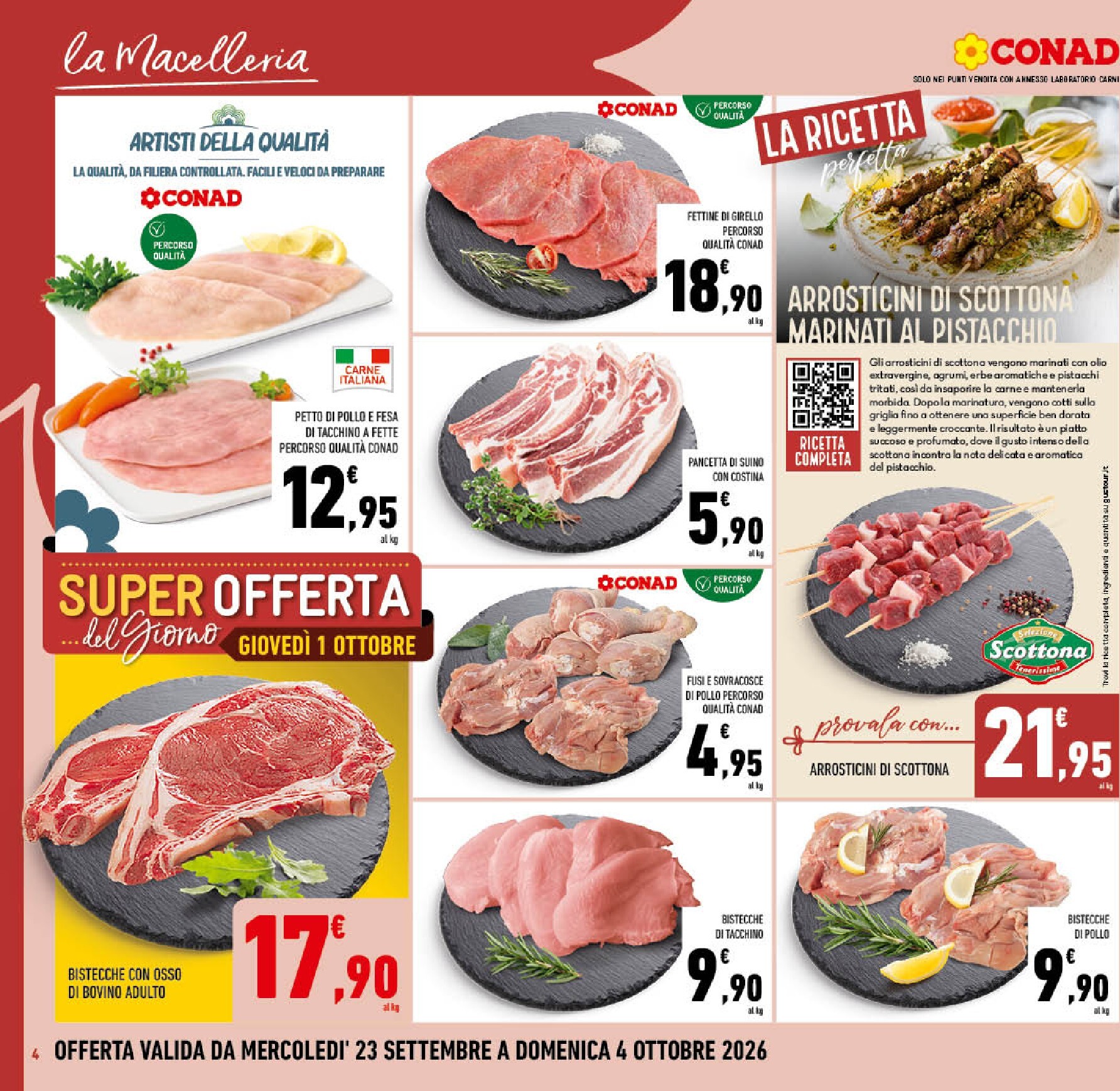 conad - Volantino futuro Conad valido dal mercoledì 23/09/2026 al domenica 04/10/2026 - page: 4