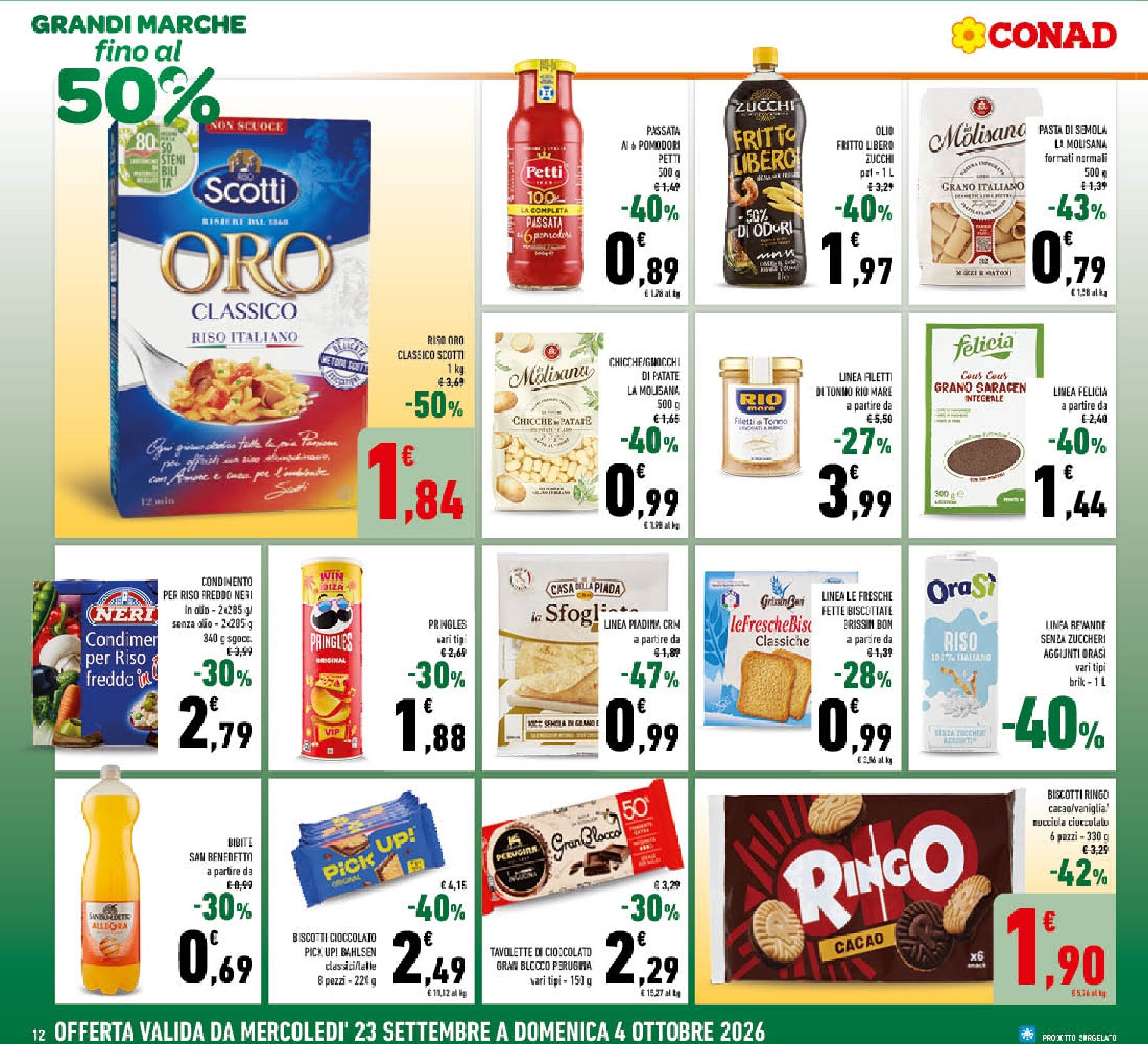 conad - Volantino futuro Conad valido dal mercoledì 23/09/2026 al domenica 04/10/2026 - page: 12