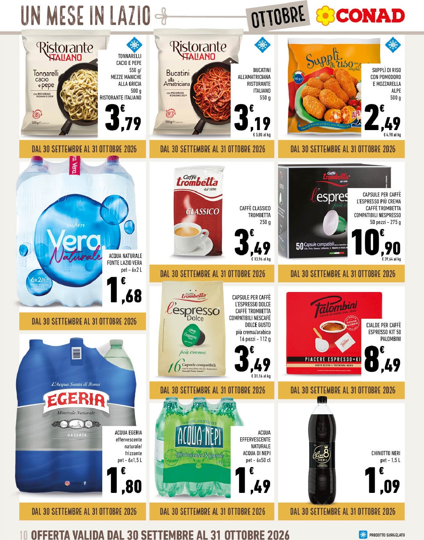 conad - Volantino futuro Conad valido dal mercoledì 30/09/2026 al sabato 31/10/2026 - page: 10