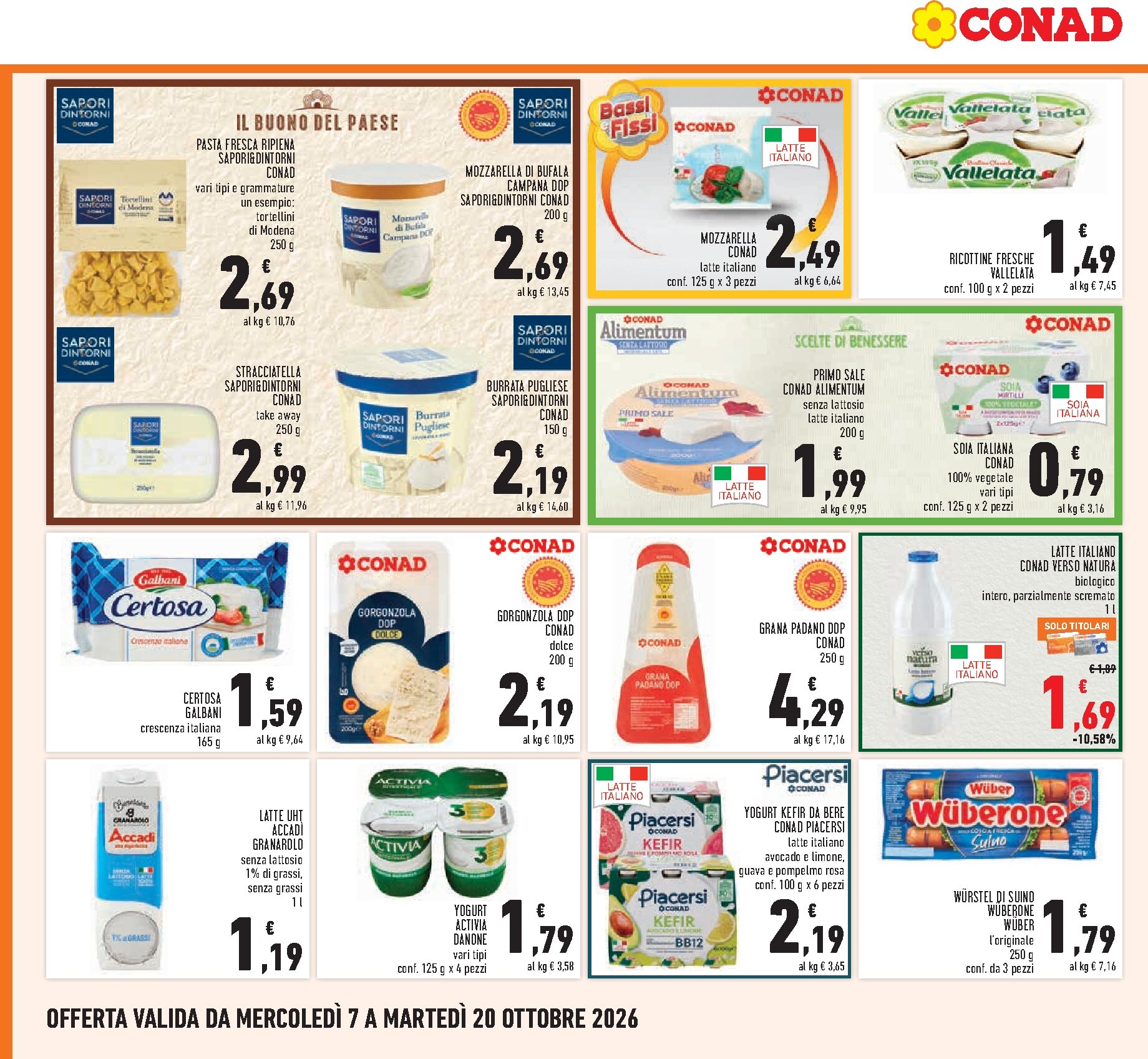 conad - Volantino Conad per la prossima settimana dal mercoledì 07/10/2026 al martedì 20/10/2026 - page: 10