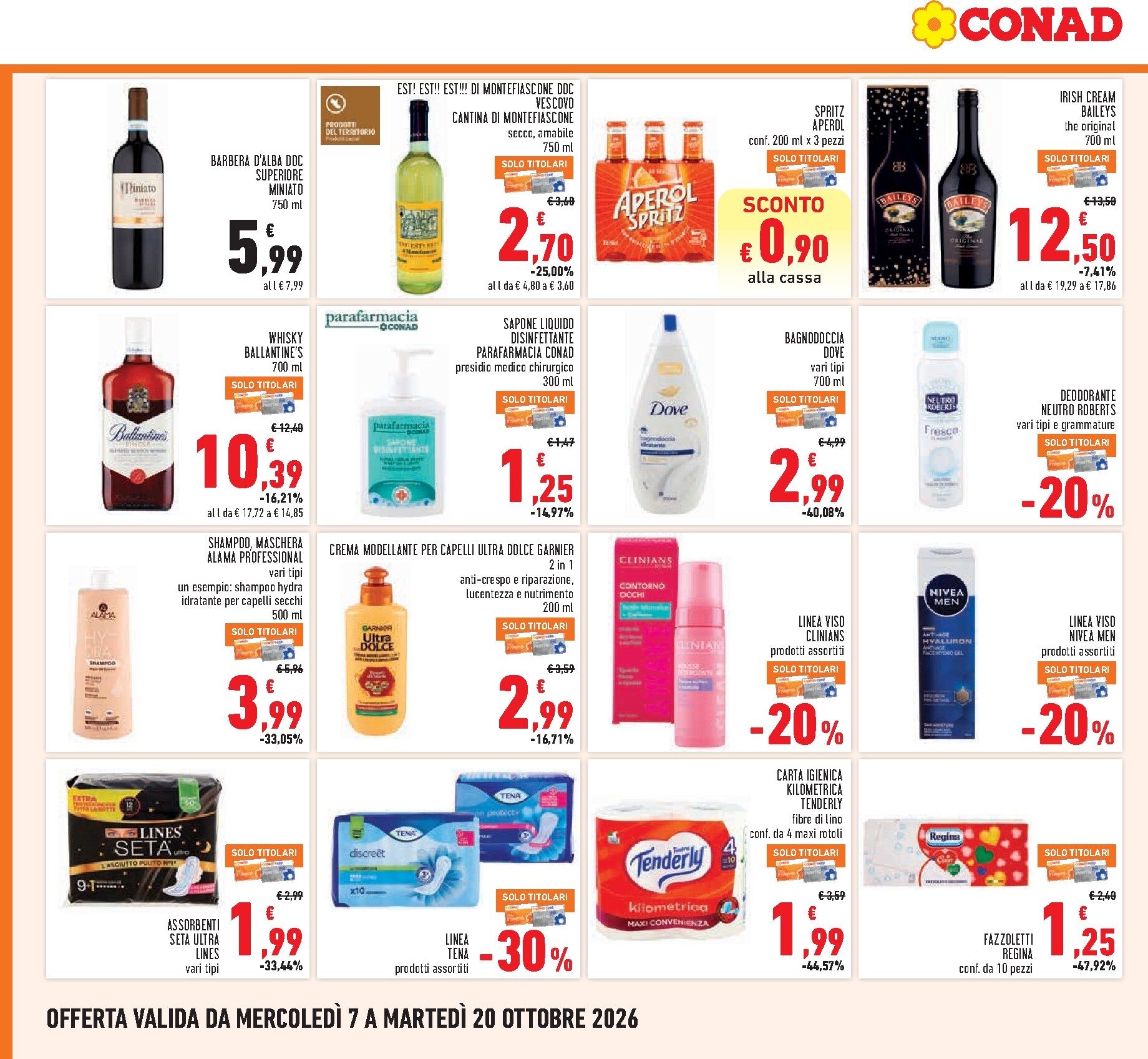 conad - Volantino Conad per la prossima settimana dal mercoledì 07/10/2026 al martedì 20/10/2026 - page: 16