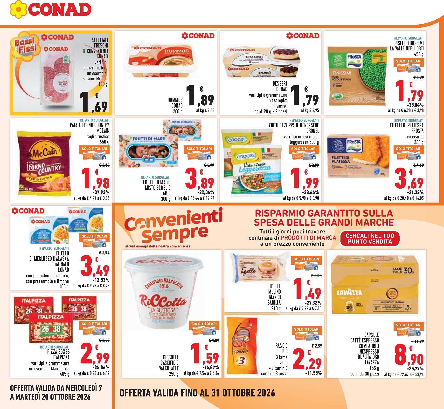 conad - Volantino Conad per la prossima settimana dal mercoledì 07/10/2026 al martedì 20/10/2026 - page: 11