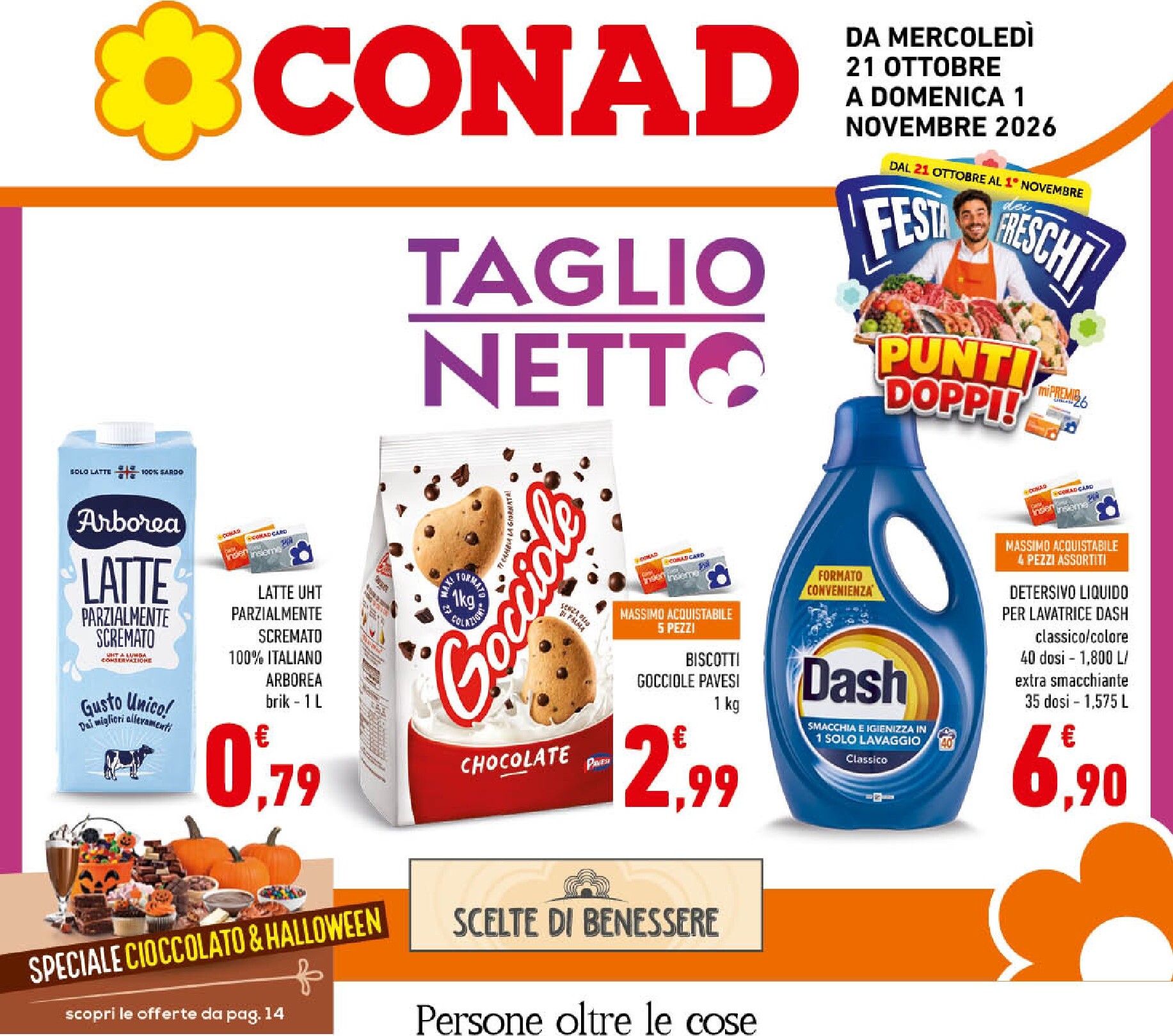 conad - Volantino futuro Conad valido dal mercoledì 21/10/2026 al domenica 01/11/2026