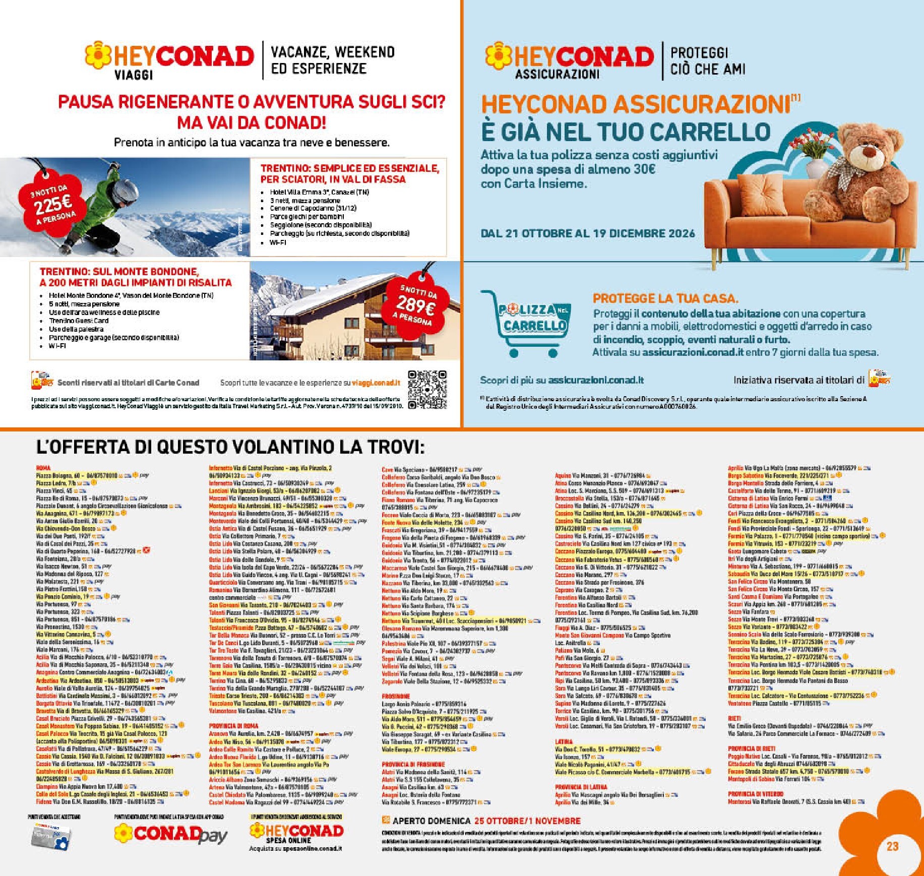 conad - Volantino futuro Conad valido dal mercoledì 21/10/2026 al domenica 01/11/2026 - page: 23