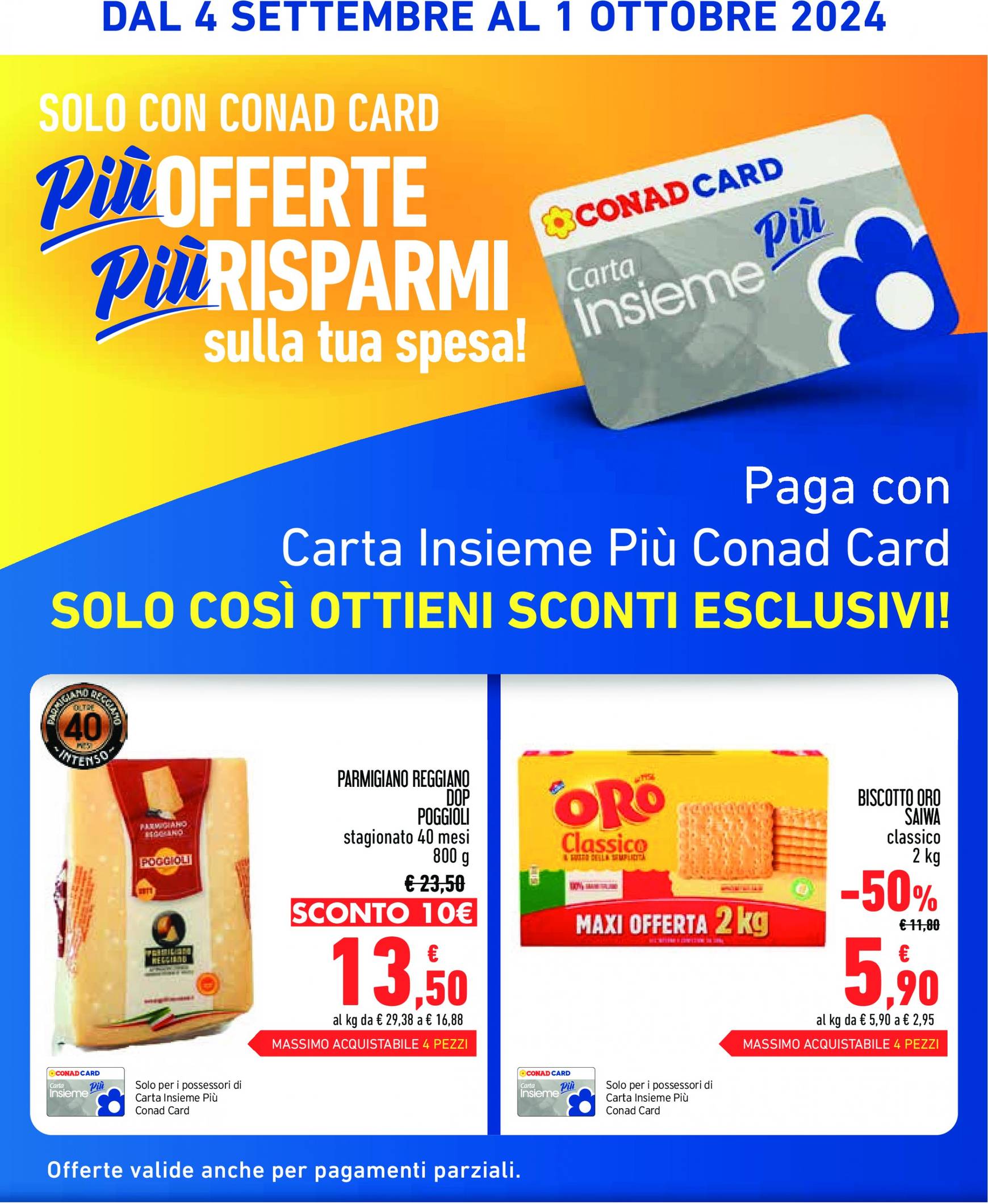 conad - Nuovo volantino Conad - miPremio 04.09. - 01.10. - page: 2