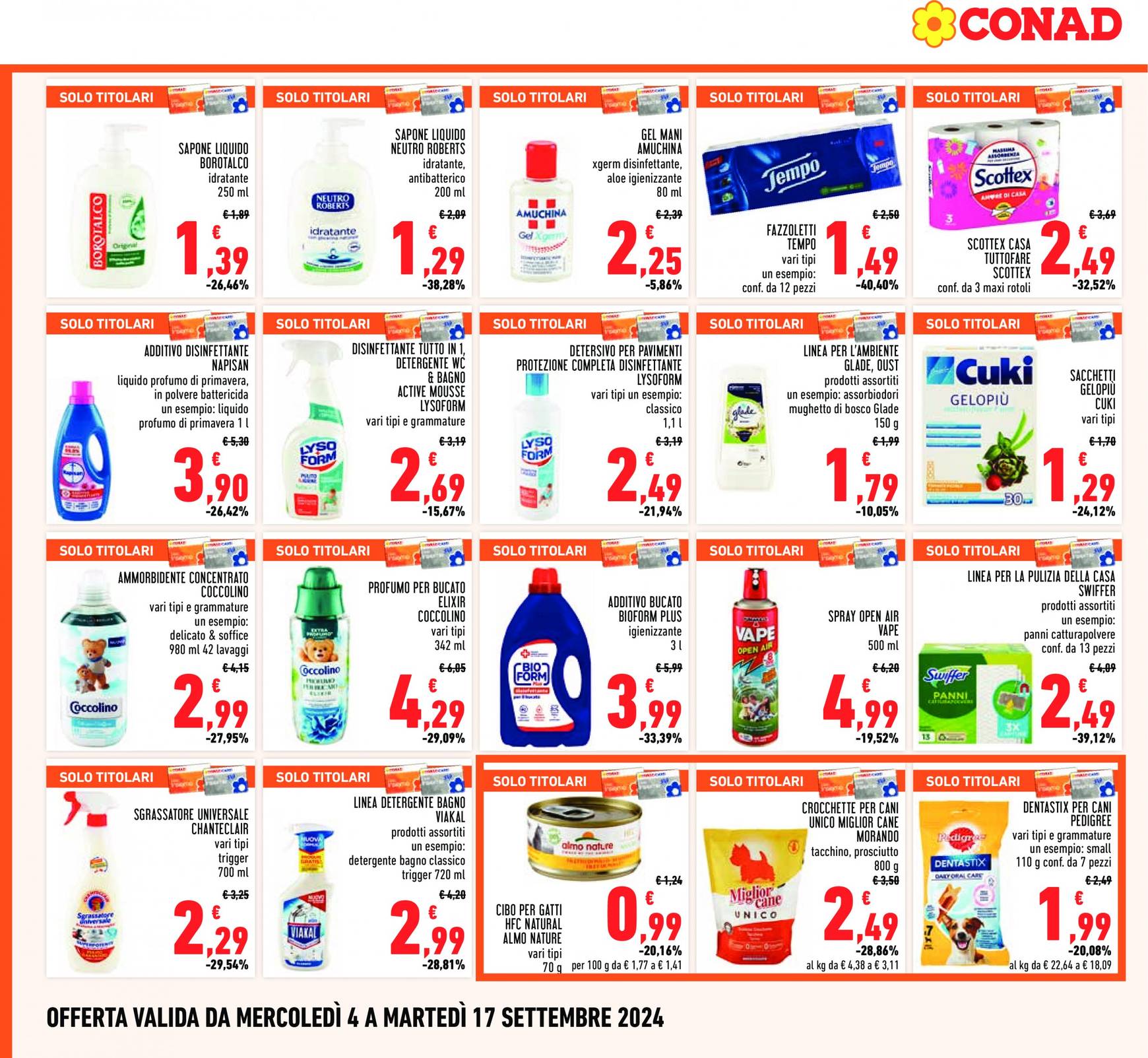 conad - Nuovo volantino Conad 04.09. - 17.09. - page: 24