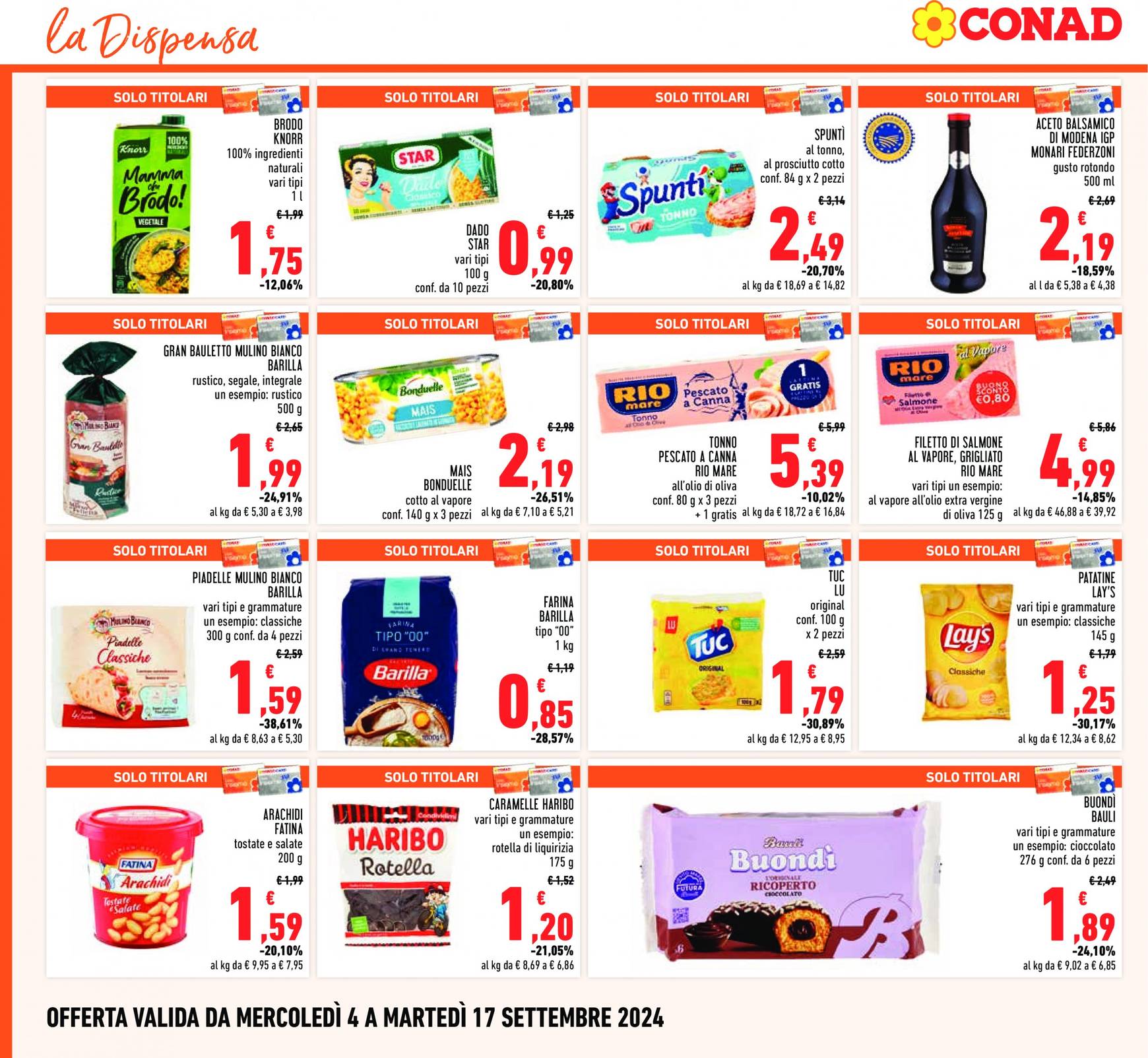 conad - Nuovo volantino Conad 04.09. - 17.09. - page: 20