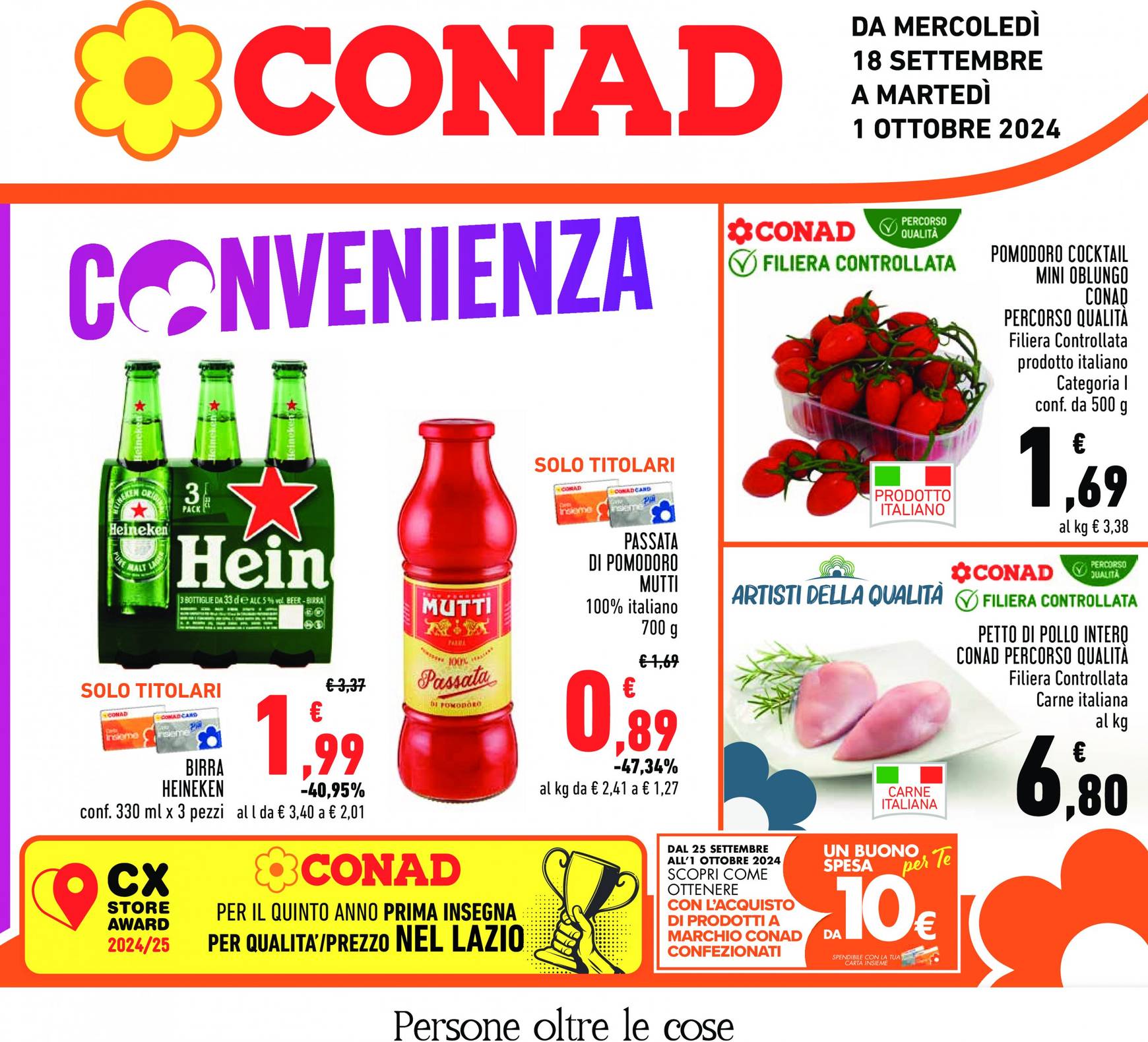 conad - Nuovo volantino Conad 18.09. - 01.10. - page: 1