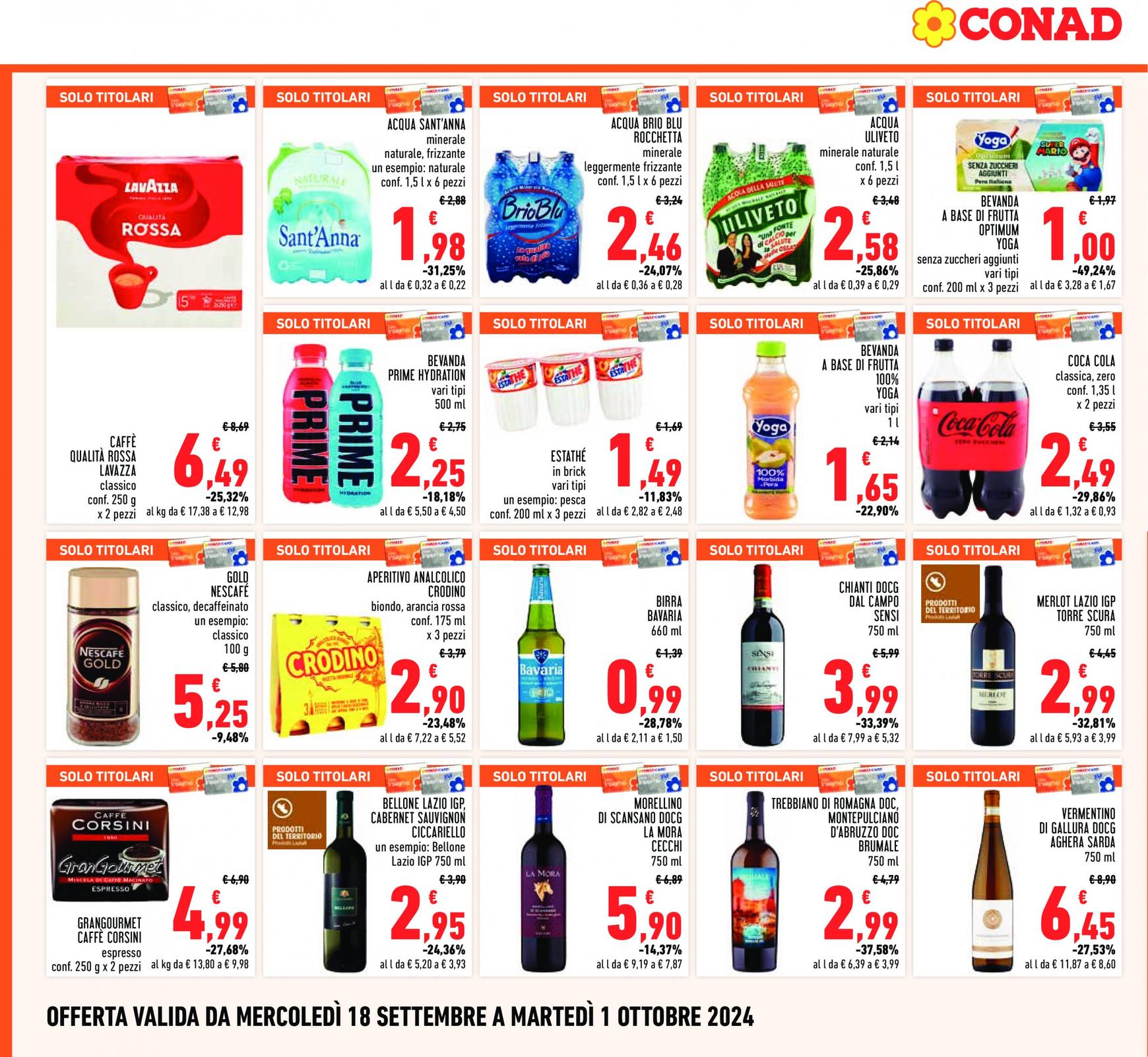 conad - Nuovo volantino Conad 18.09. - 01.10. - page: 18