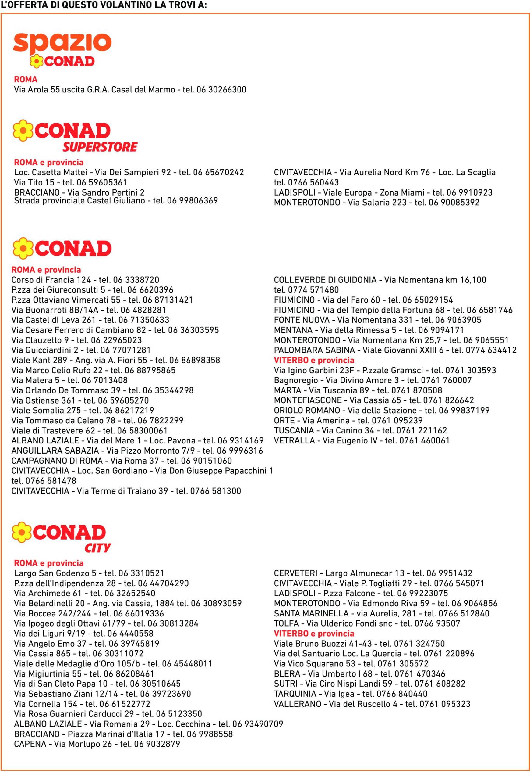 conad - Nuovo volantino Conad - Il Lazio 03.10. - 16.10. - page: 16