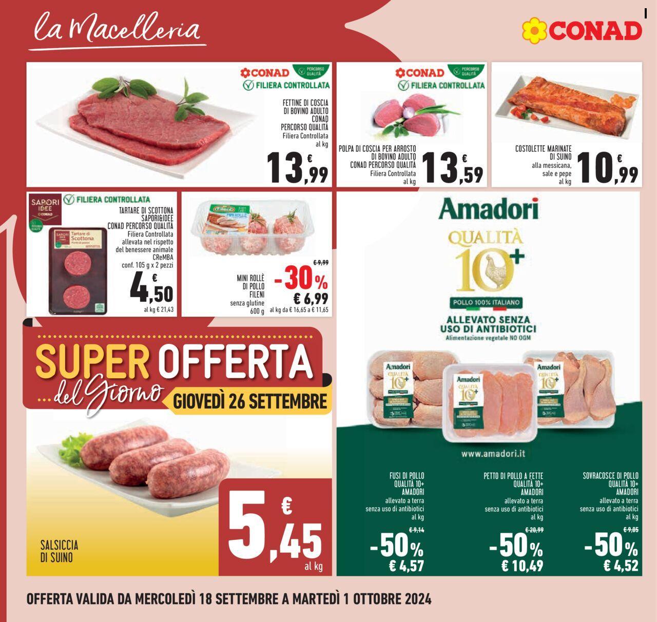 conad - Prossimo volantino Conad 18/09/2024 - 01/10/2024 - page: 4