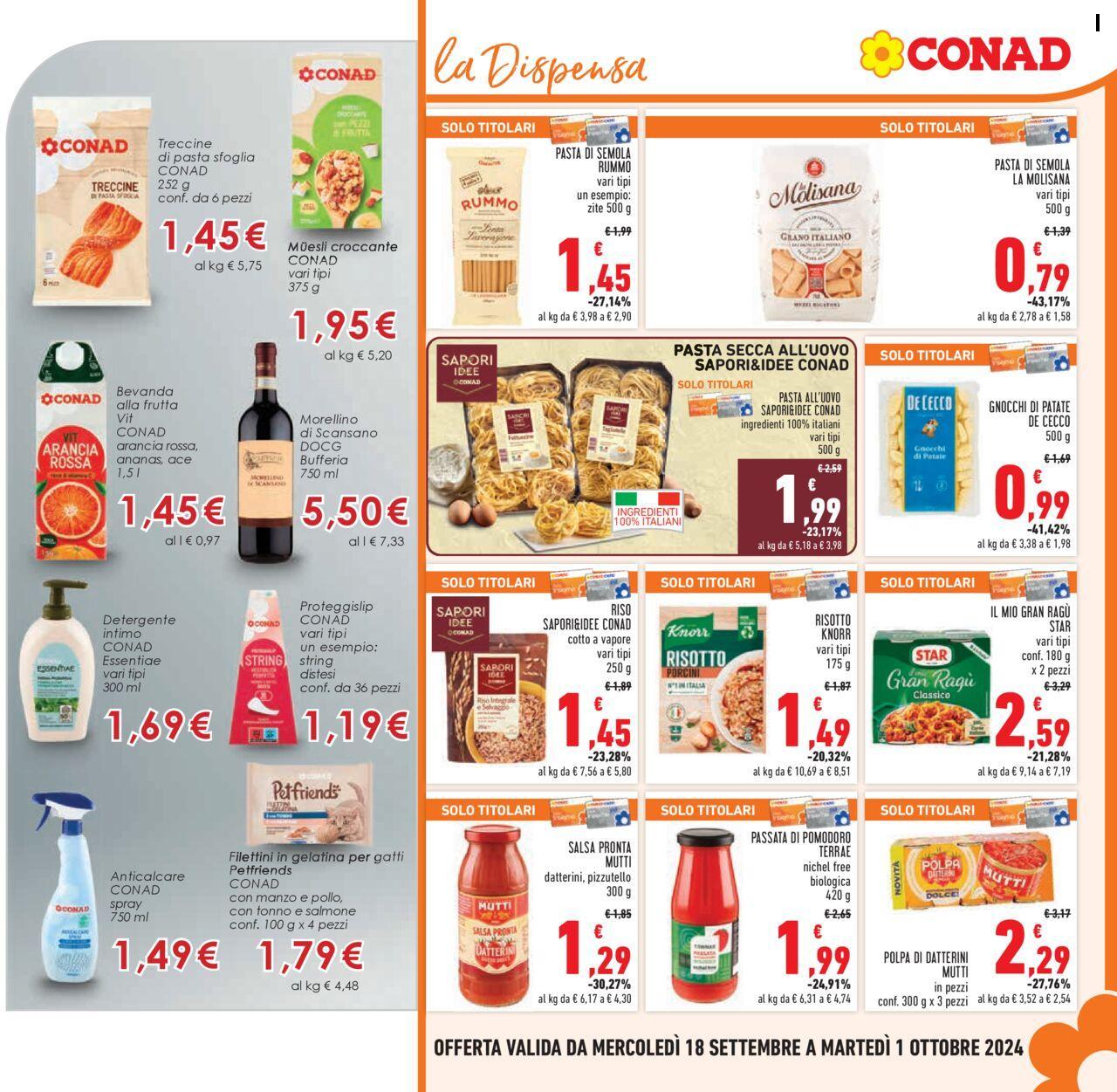 conad - Prossimo volantino Conad 18/09/2024 - 01/10/2024 - page: 15