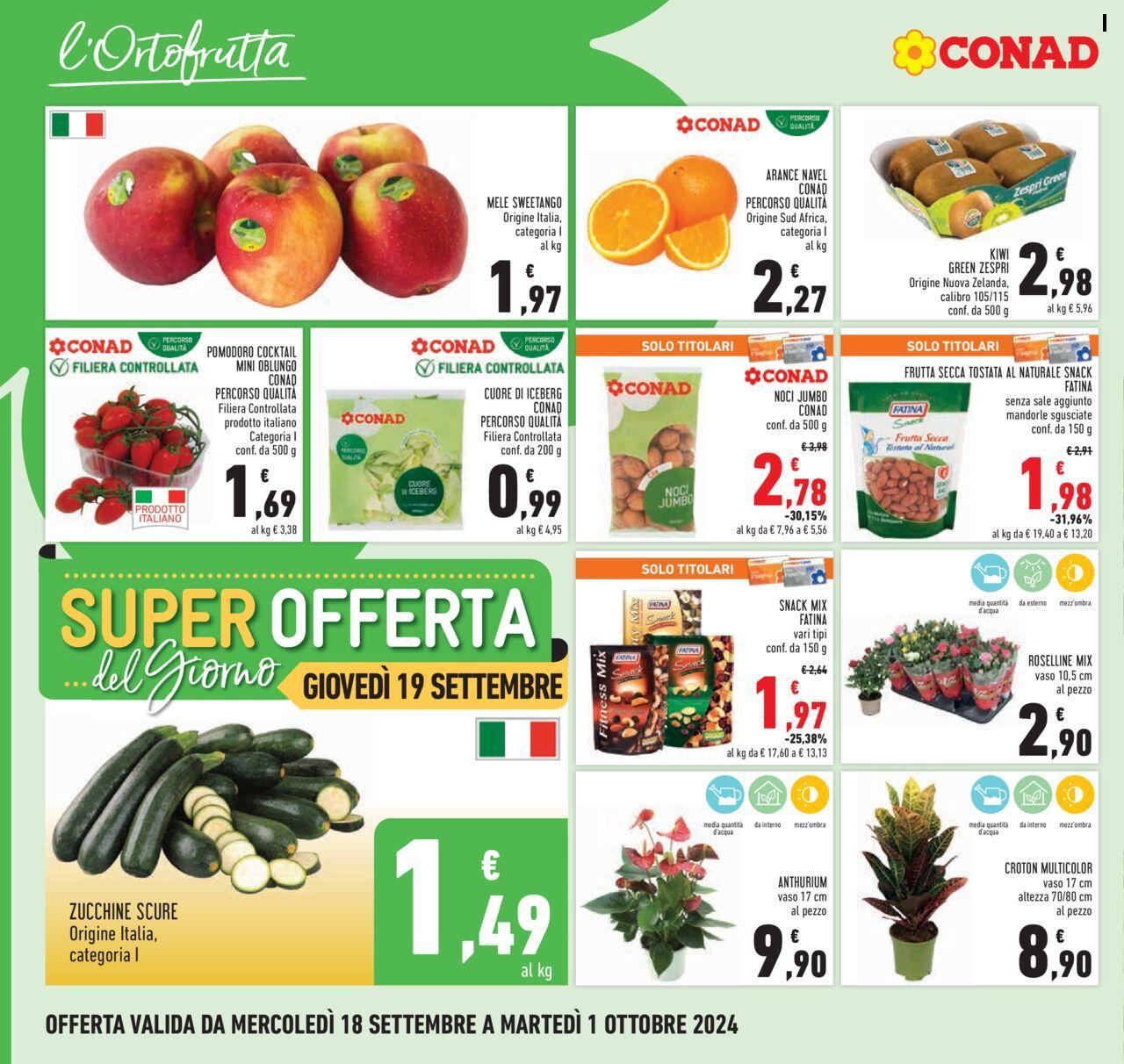 conad - Prossimo volantino Conad 18/09/2024 - 01/10/2024 - page: 6