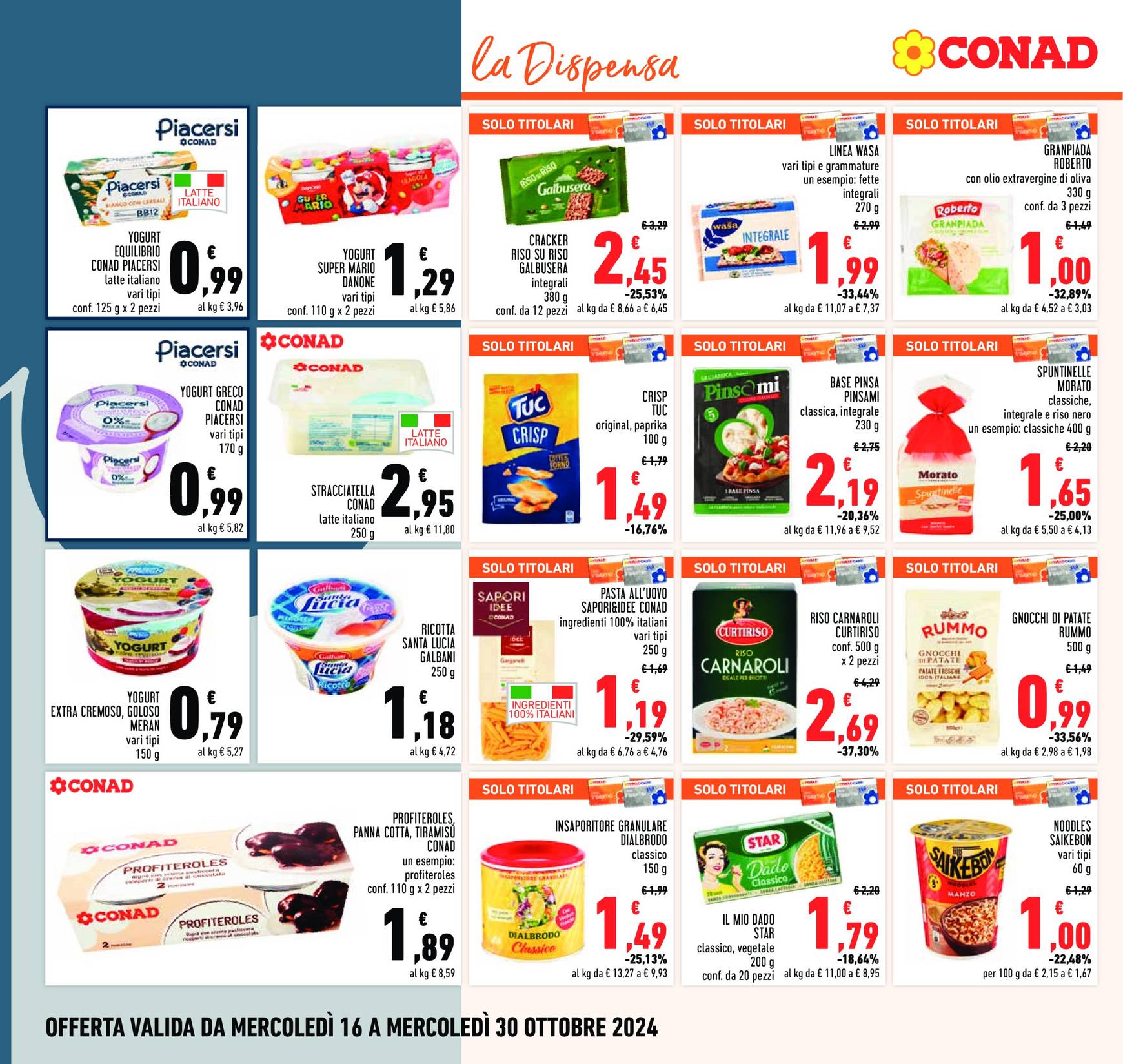 conad - Volantino Conad valido dal 16.10. al 30.10. - page: 16