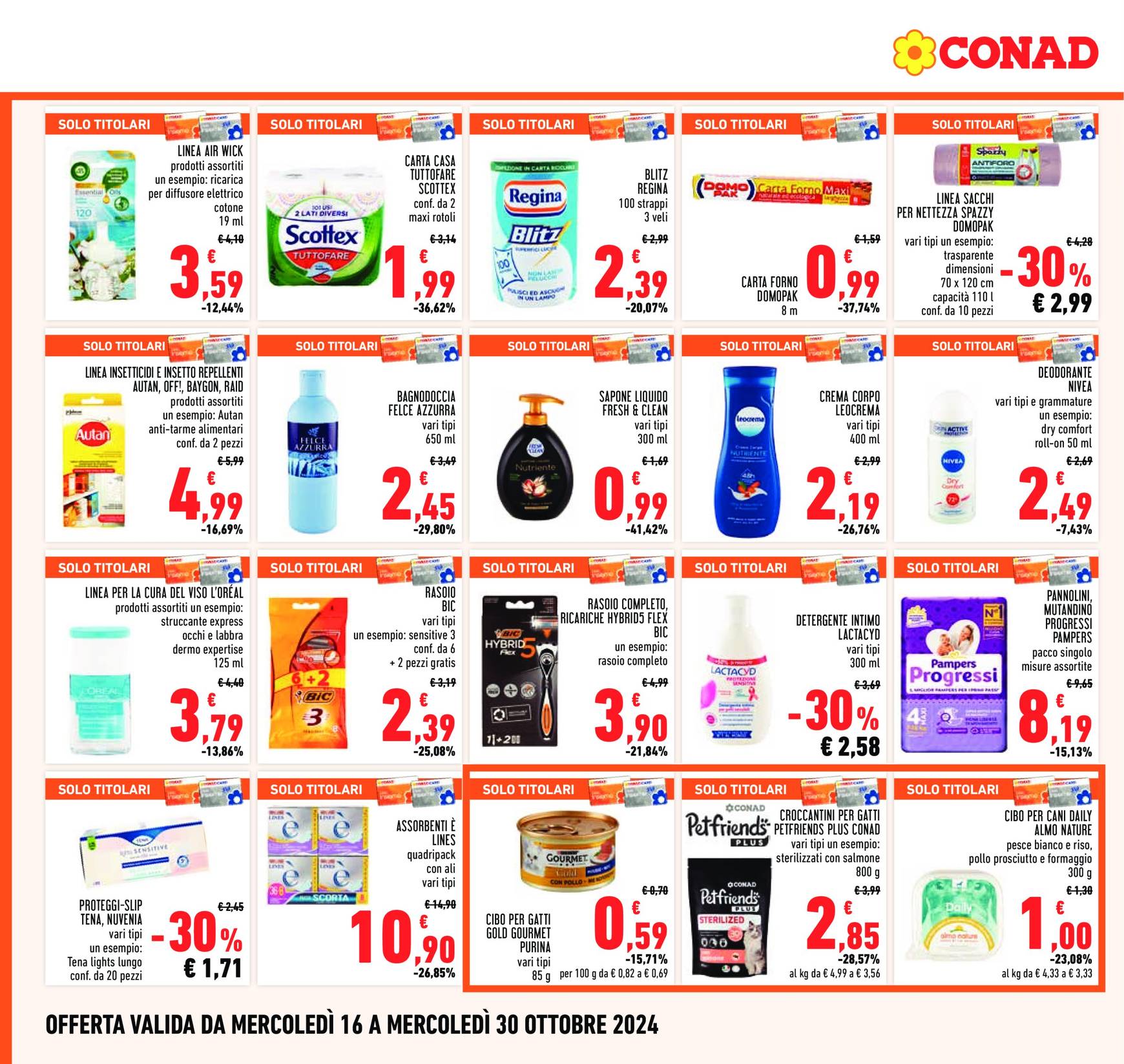 conad - Volantino Conad valido dal 16.10. al 30.10. - page: 24