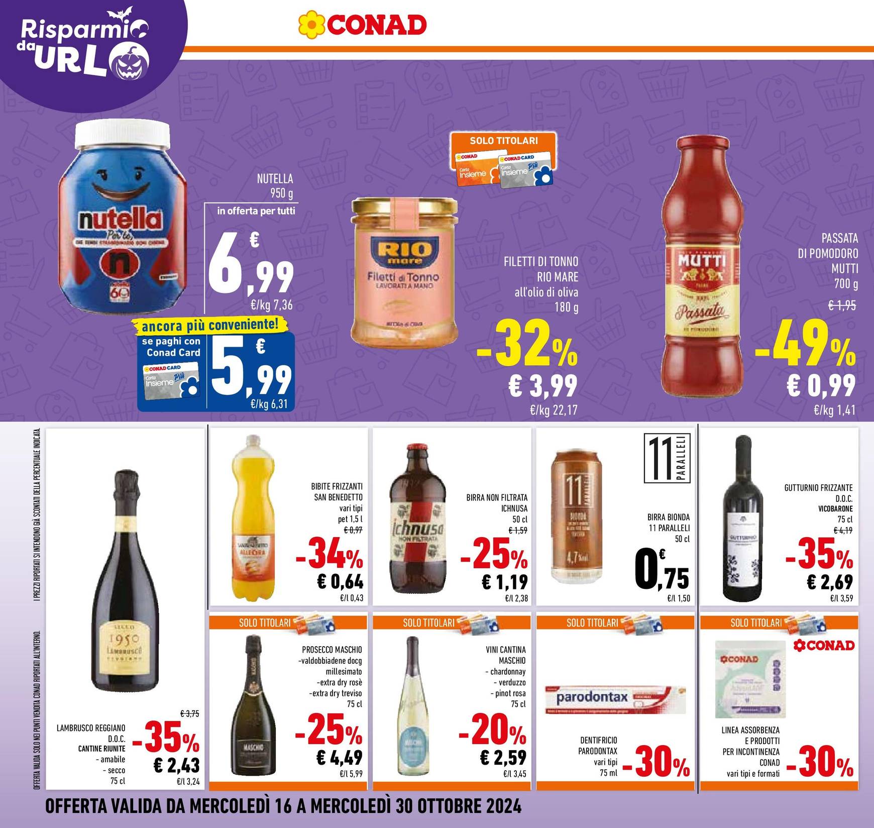 conad - Volantino Margherita Conad - Gratta fortuna valido dal 16.10. al 30.10. - page: 18