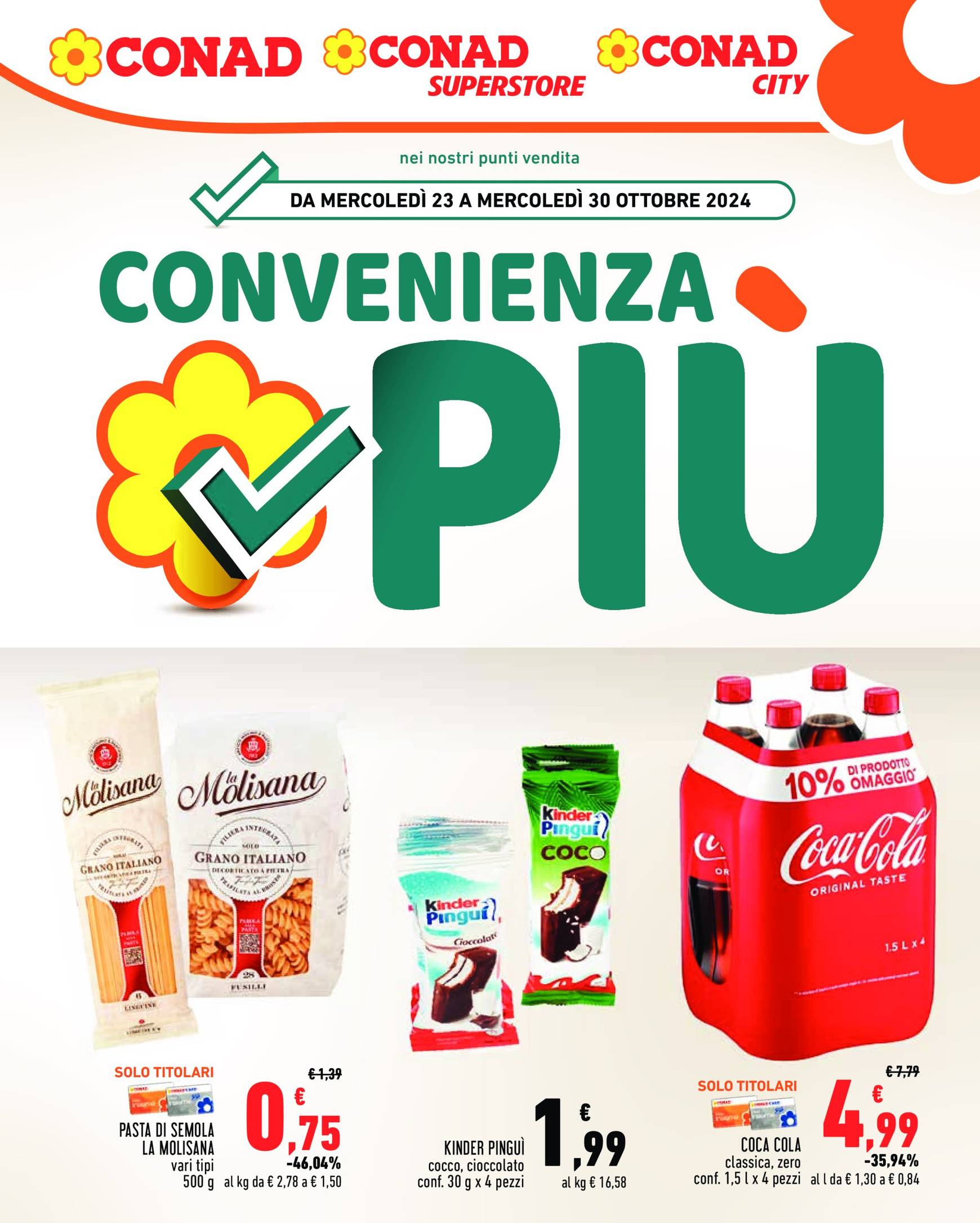 conad - Volantino Conad valido dal 23.10. al 30.10.