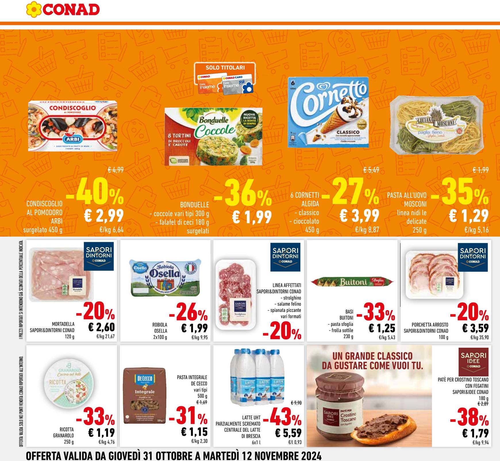 conad - Volantino Conad valido dal 31.10. al 09.11. - page: 8