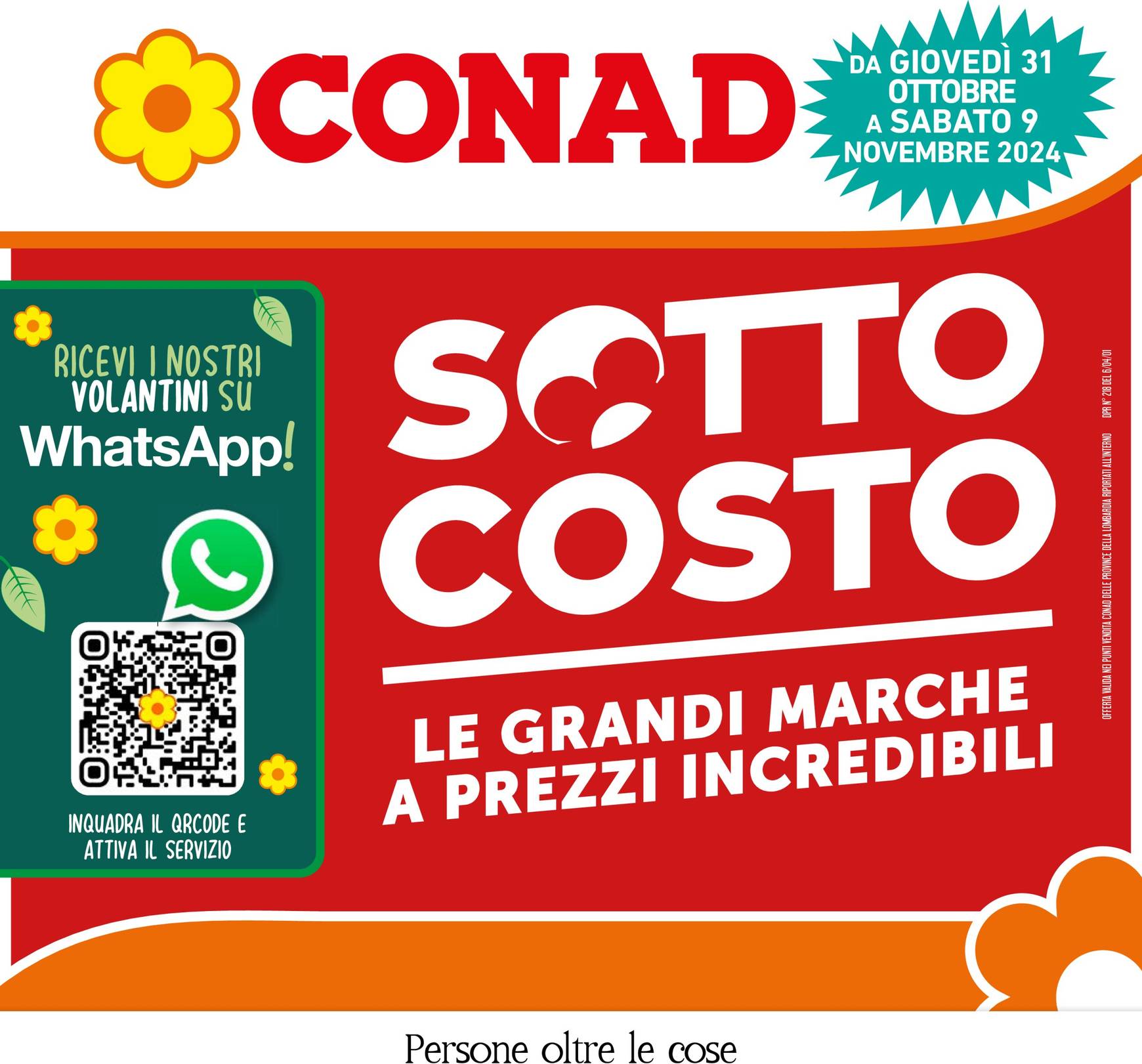 conad - Volantino Conad valido dal 31.10. al 09.11. - page: 1