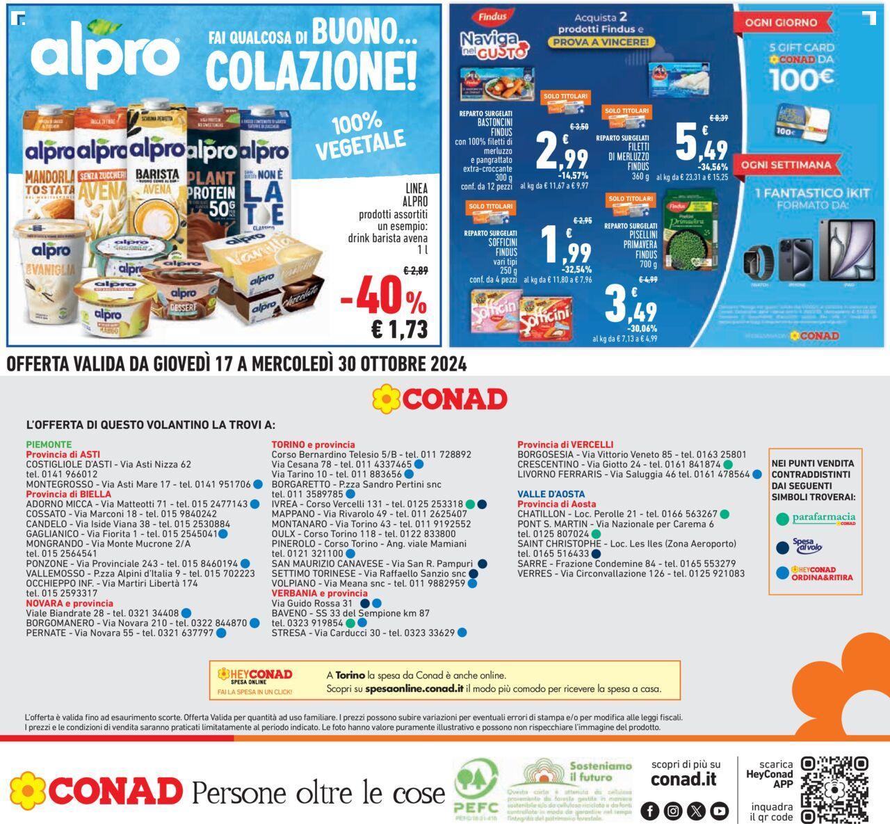 conad - Prossimo volantino Conad 17/10/2024 - 30/10/2024 - page: 28