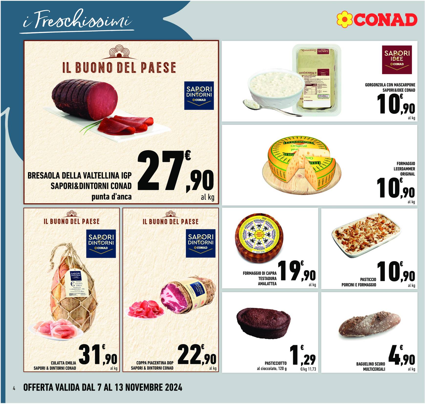 conad - Volantino Conad valido dal 07.11. al 13.11. - page: 4