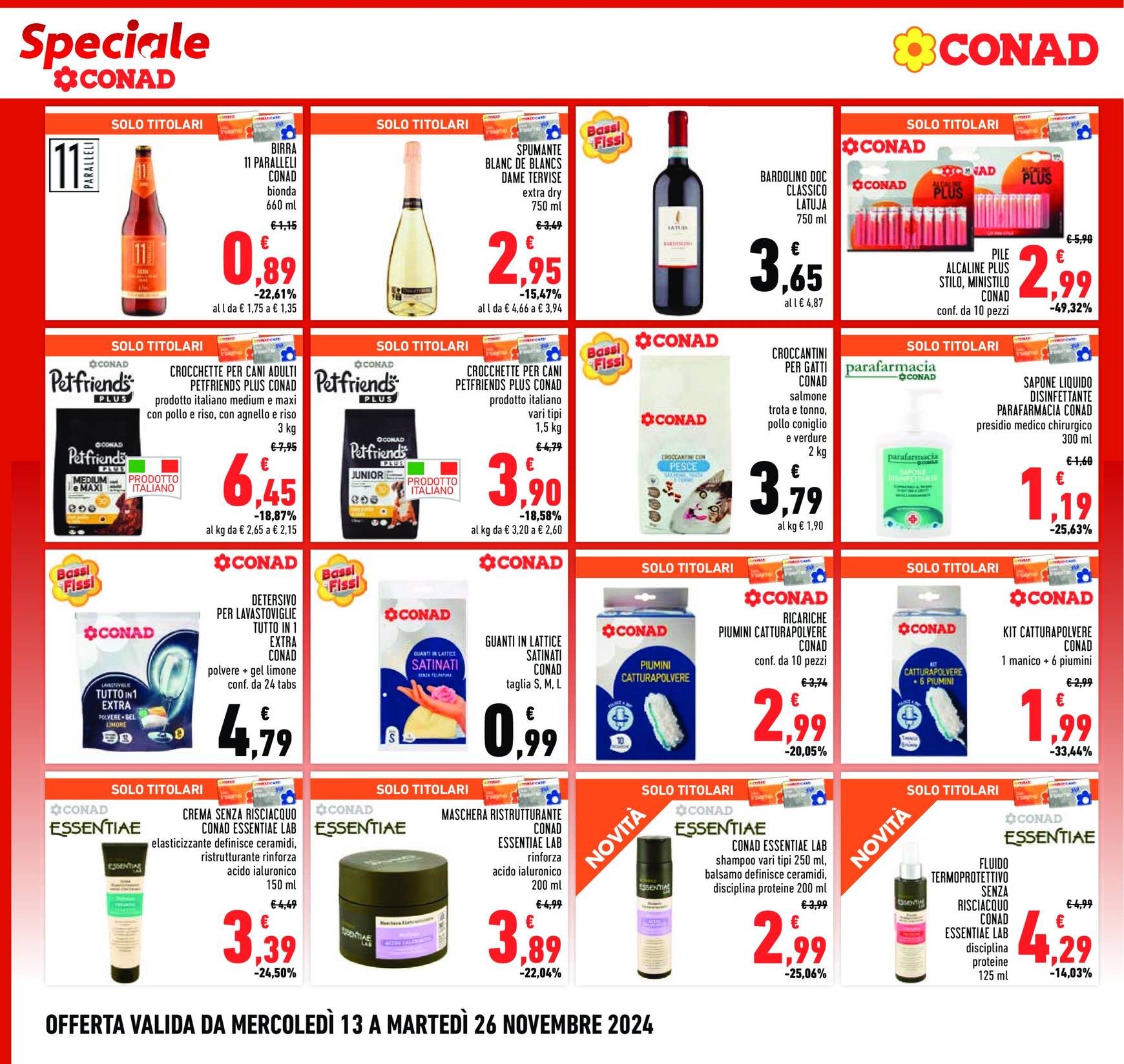 conad - Volantino Conad valido dal 13.11. al 26.11. - page: 16