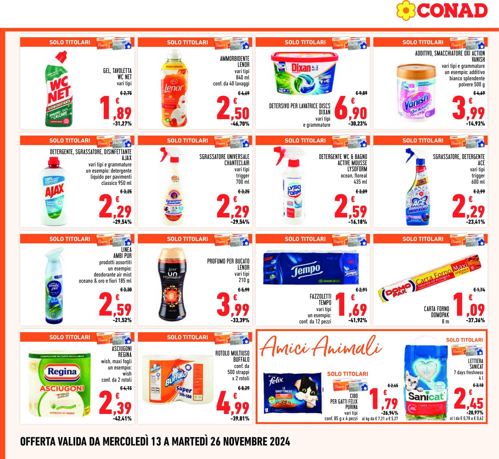 conad - Volantino Conad valido dal 13.11. al 26.11. - page: 24