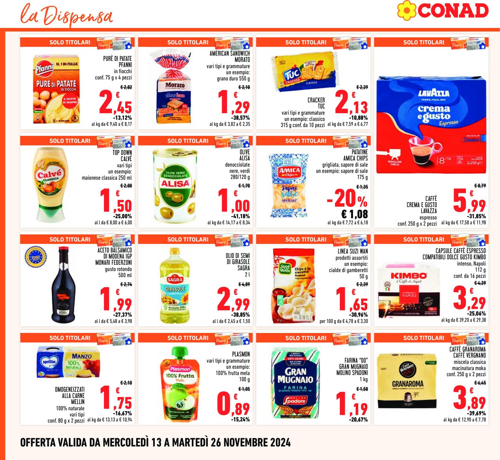 conad - Volantino Conad valido dal 13.11. al 26.11. - page: 18