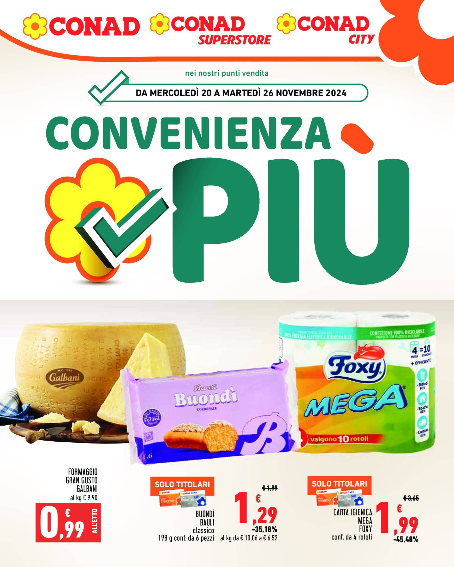 conad - Volantino Conad valido dal 20.11. al 26.11.