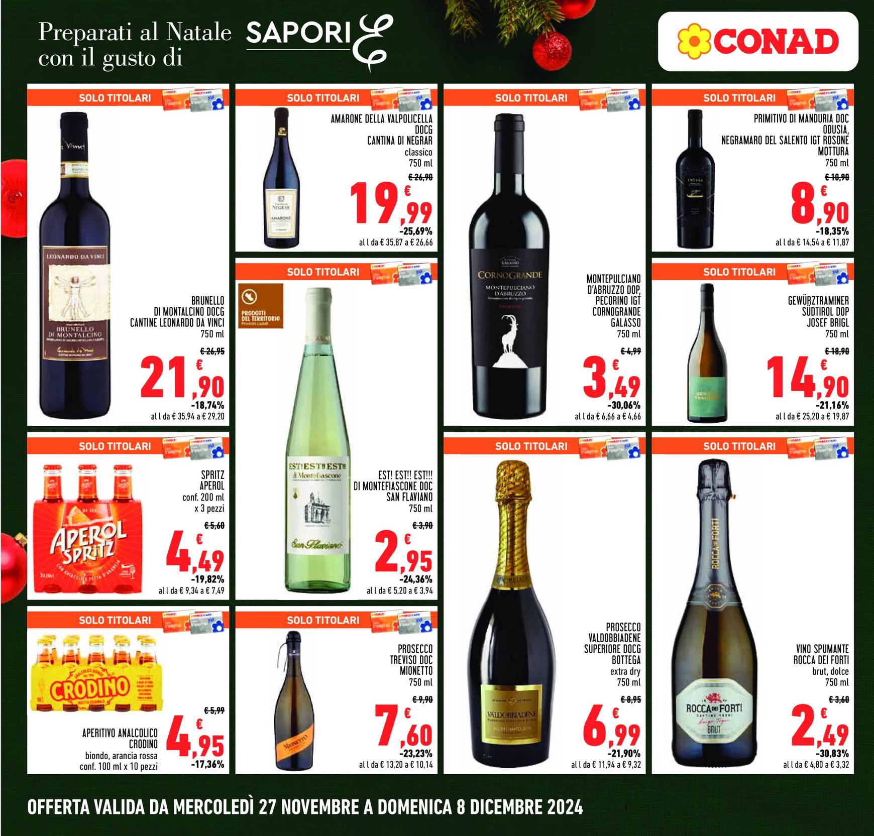 conad - Volantino Conad - Black Friday valido dal 27/11 al 08/12 - page: 4