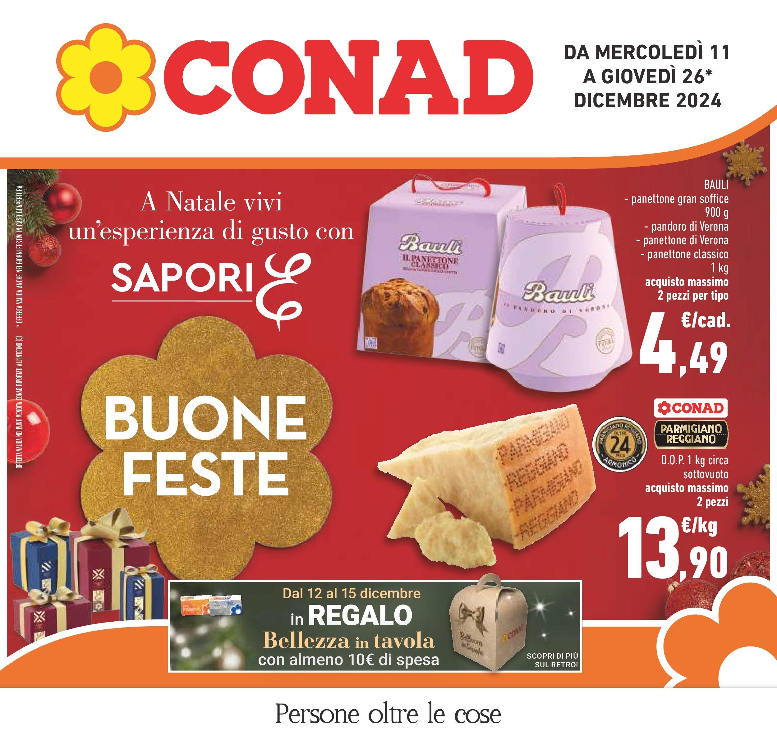 conad - Volantino Conad - Buone feste valido dal 11/12 al 26/12