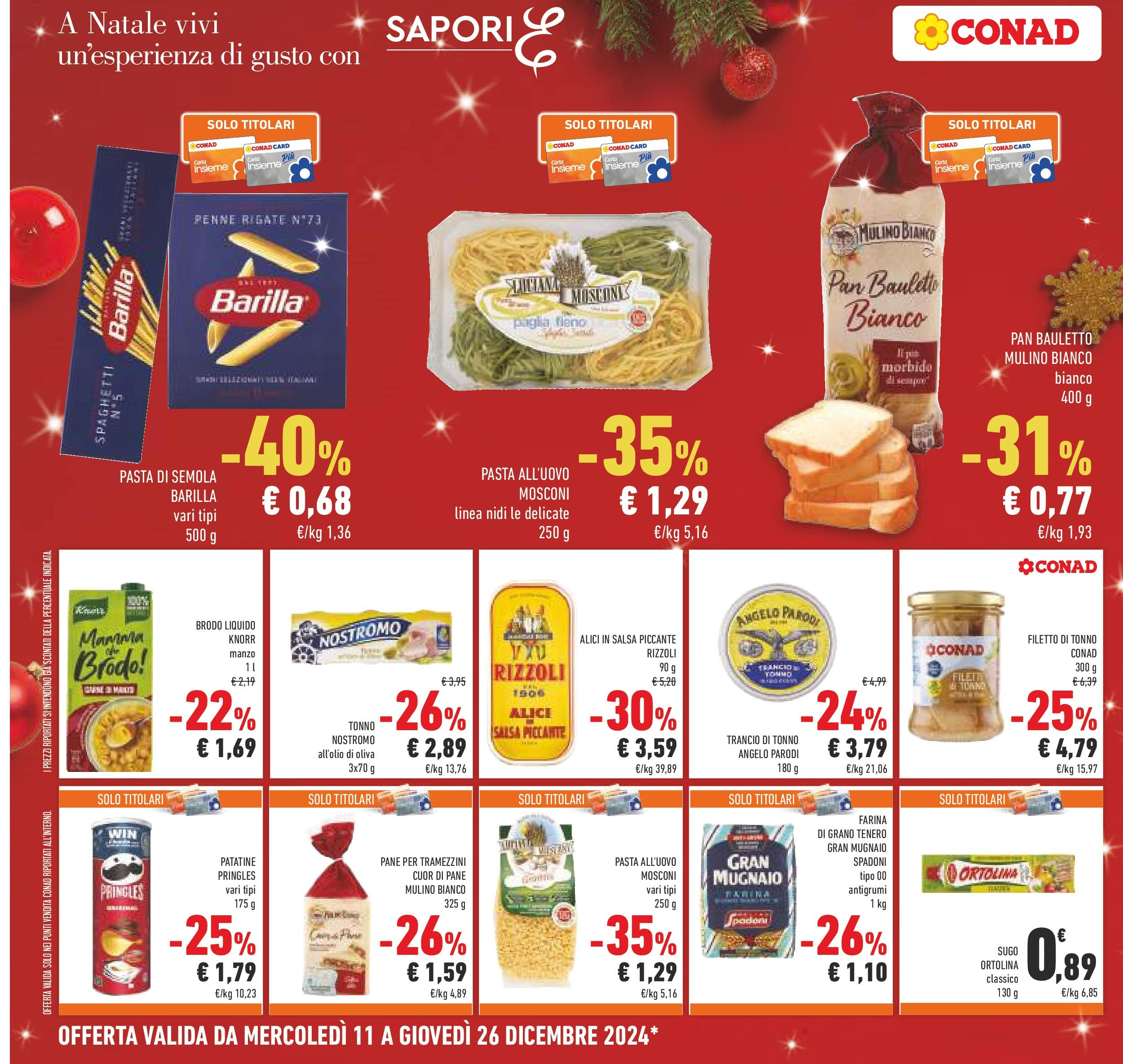 conad - Volantino Conad - Buone feste valido dal 11/12 al 26/12 - page: 28