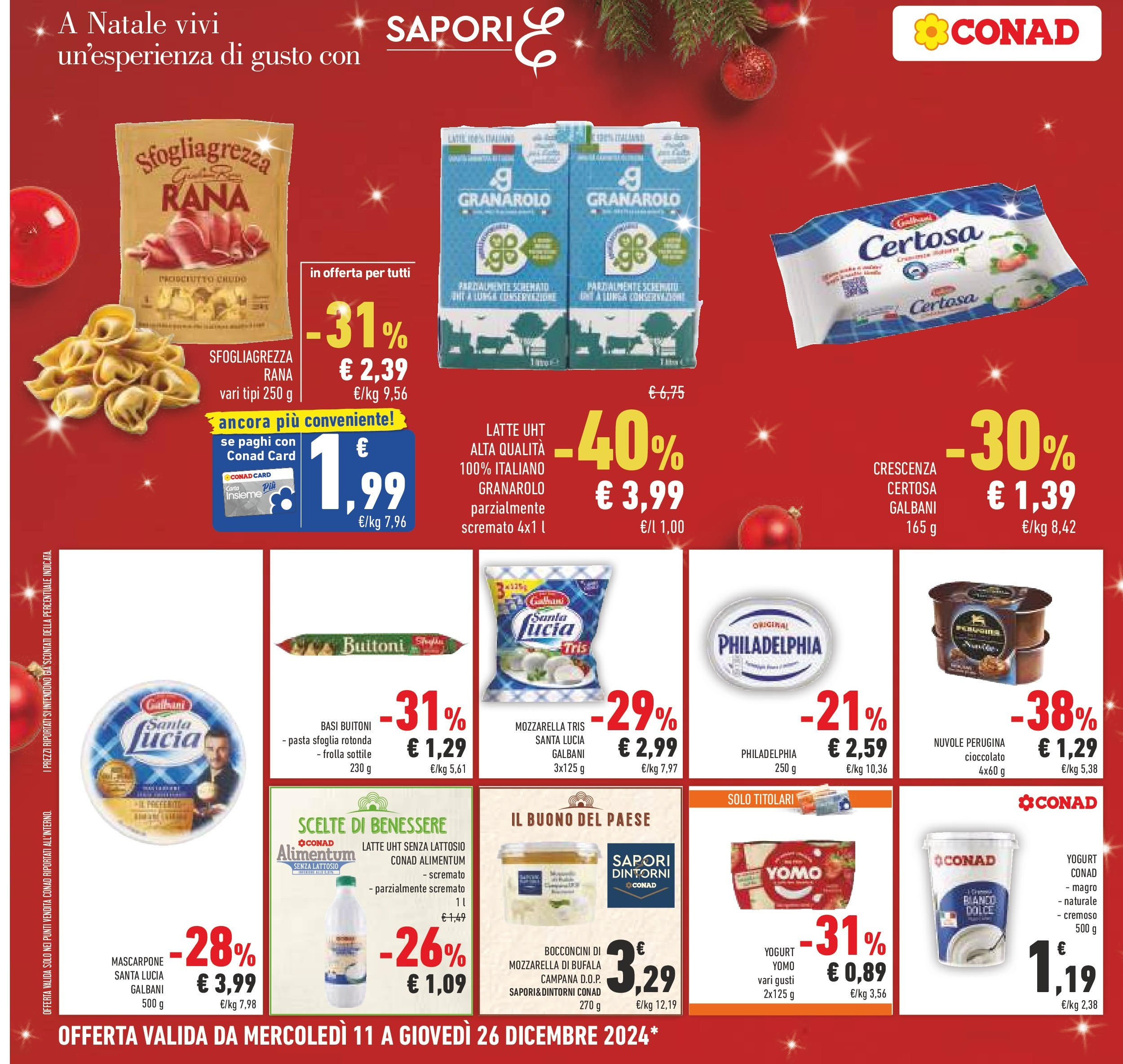 conad - Volantino Conad - Buone feste valido dal 11/12 al 26/12 - page: 24