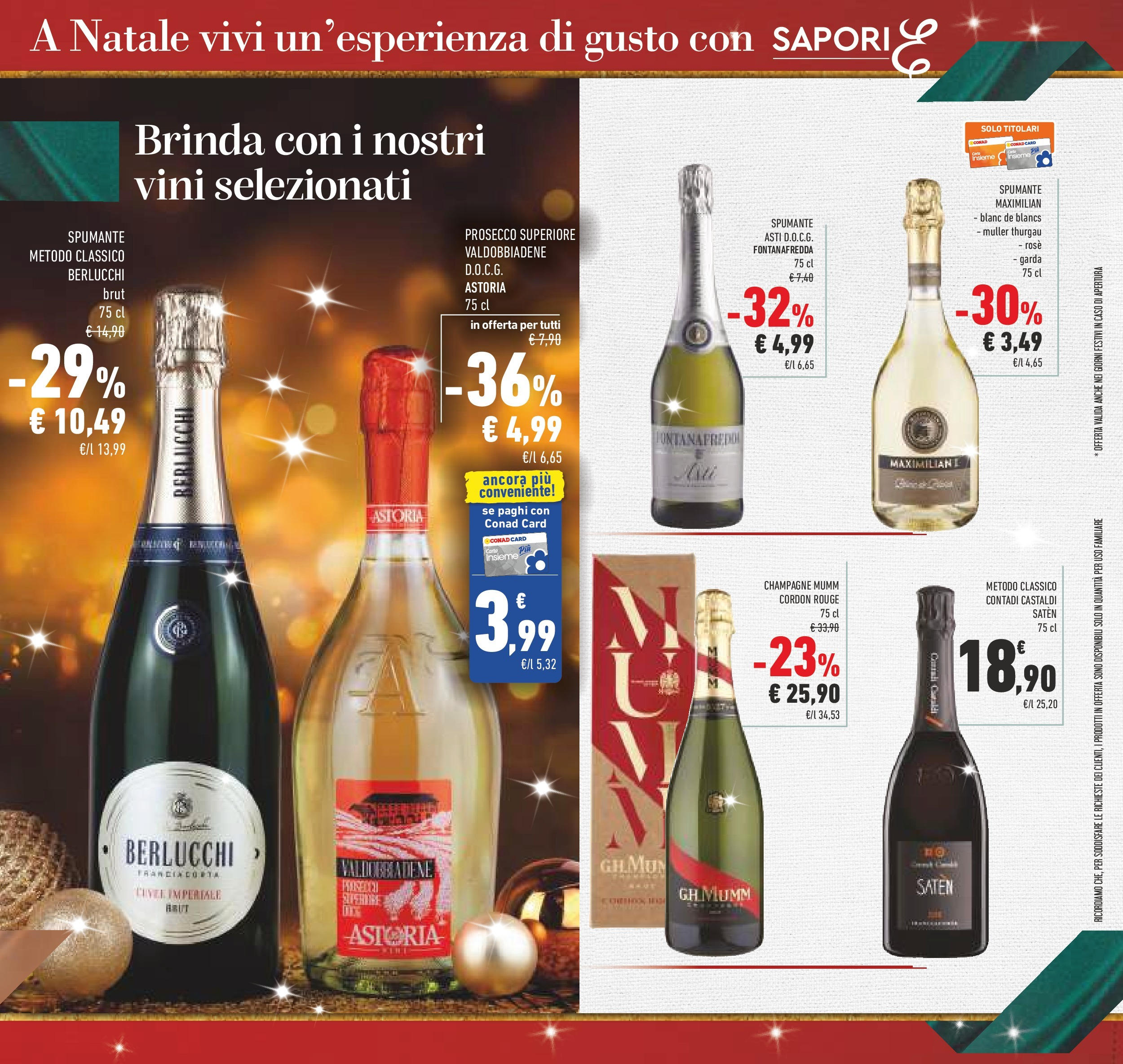 conad - Volantino Conad - Buone feste valido dal 11/12 al 26/12 - page: 21