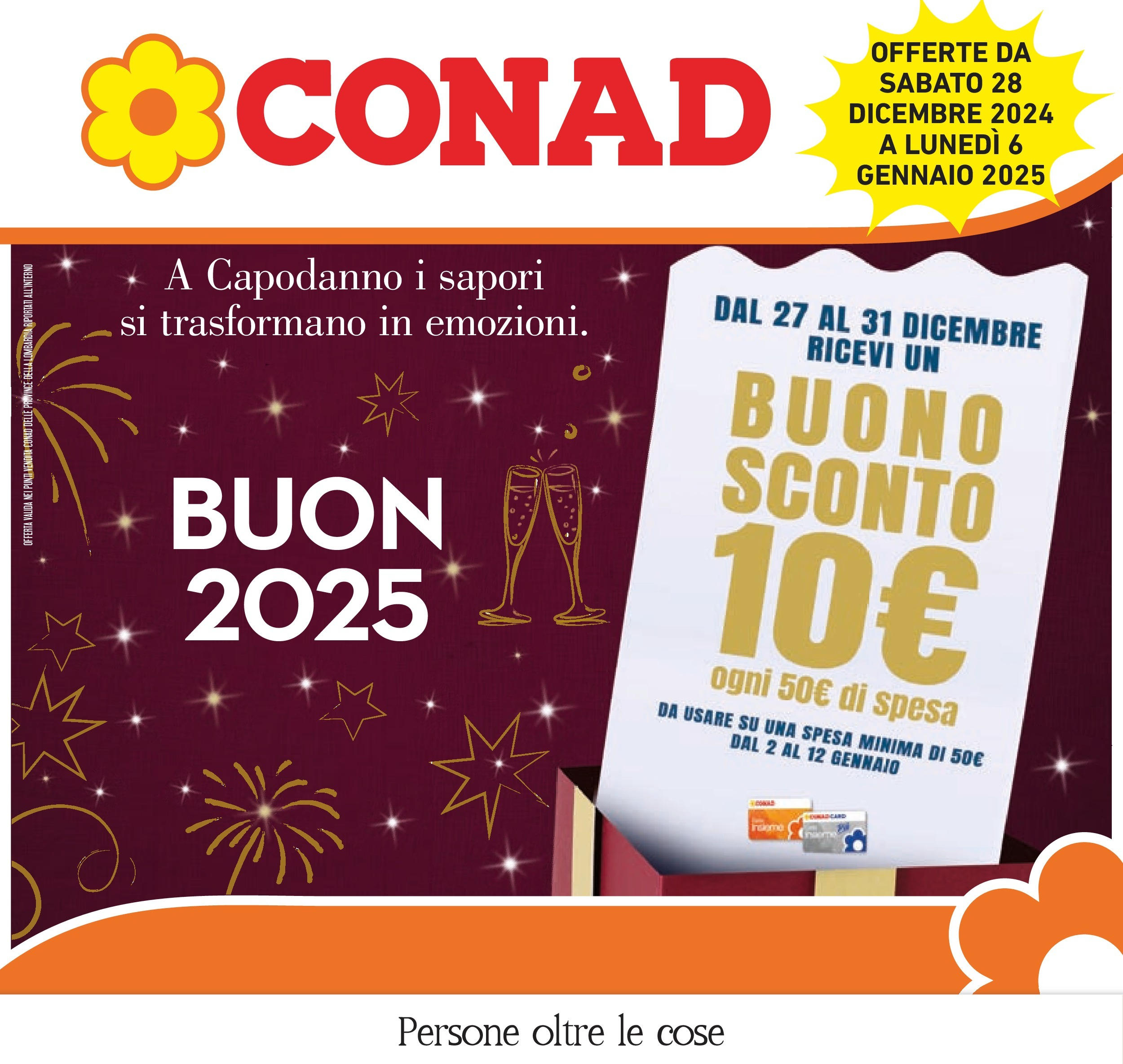 conad - Volantino Conad - Buon 2025 valido dal 28/12 al 06/01