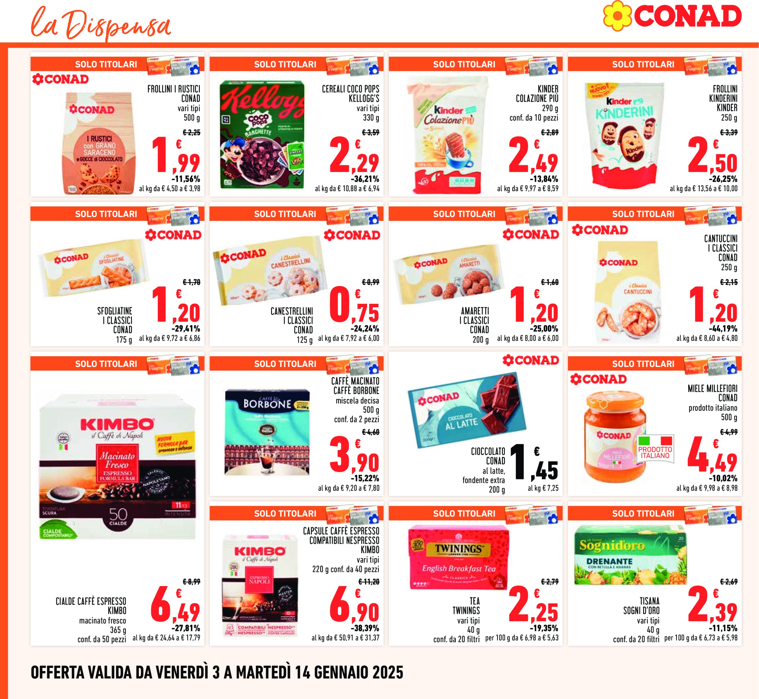 conad - Volantino Conad valido dal 03/01 al 14/01 - page: 18