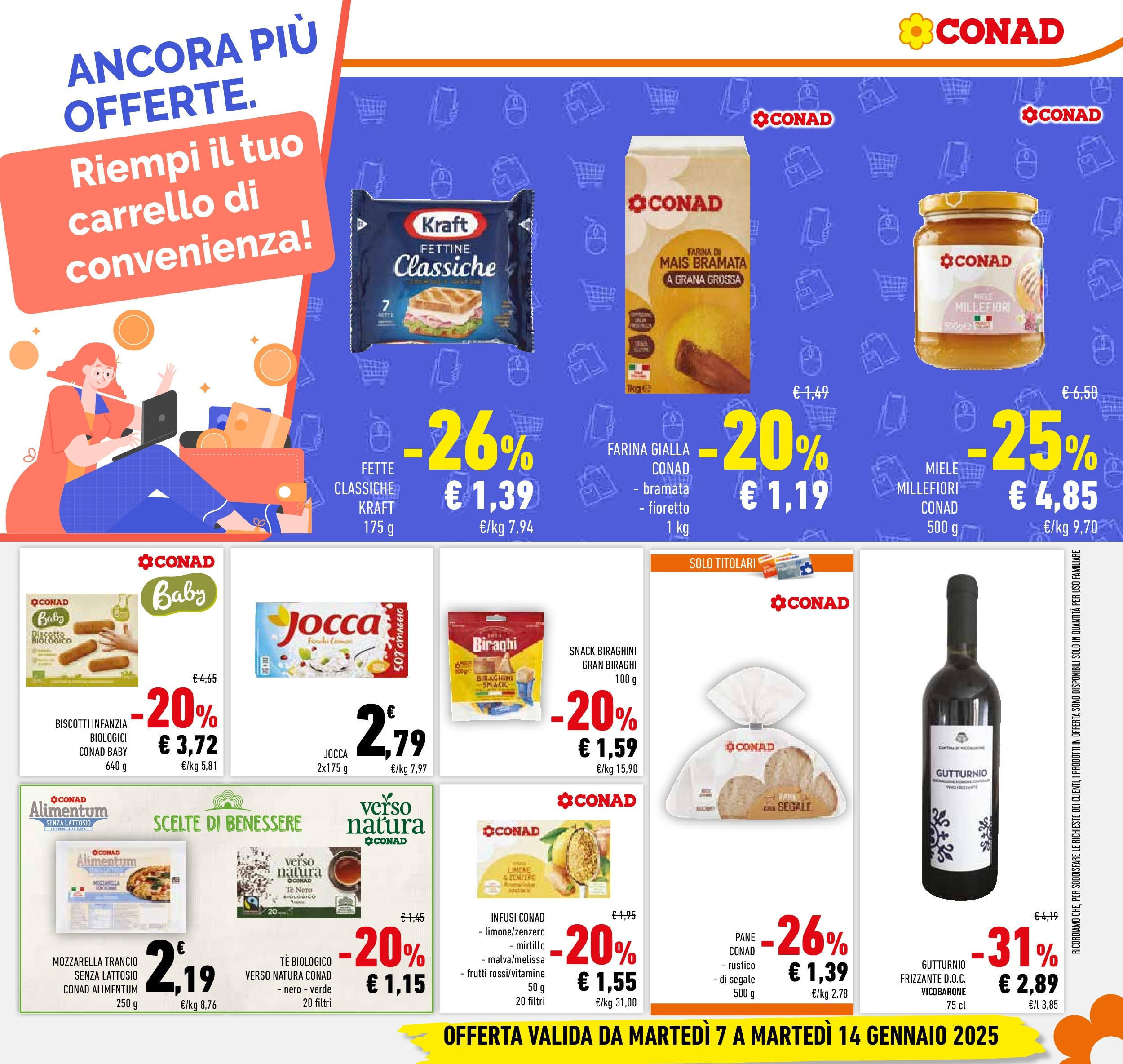 conad - Volantino Conad - Prendi 2, paghi 1 valido dal 07/01 al 14/01 - page: 11