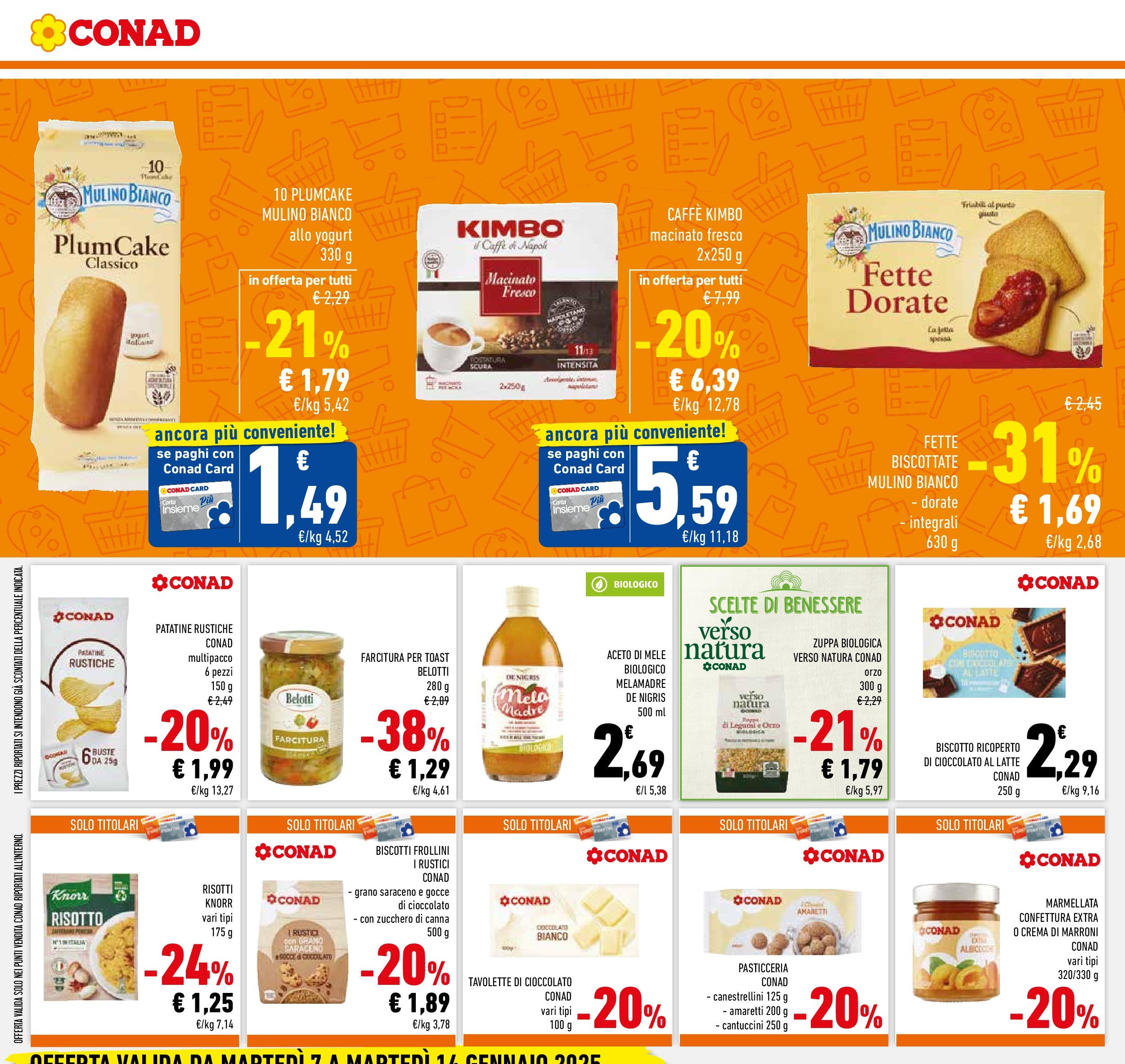 conad - Volantino Conad - Prendi 2, paghi 1 valido dal 07/01 al 14/01 - page: 8