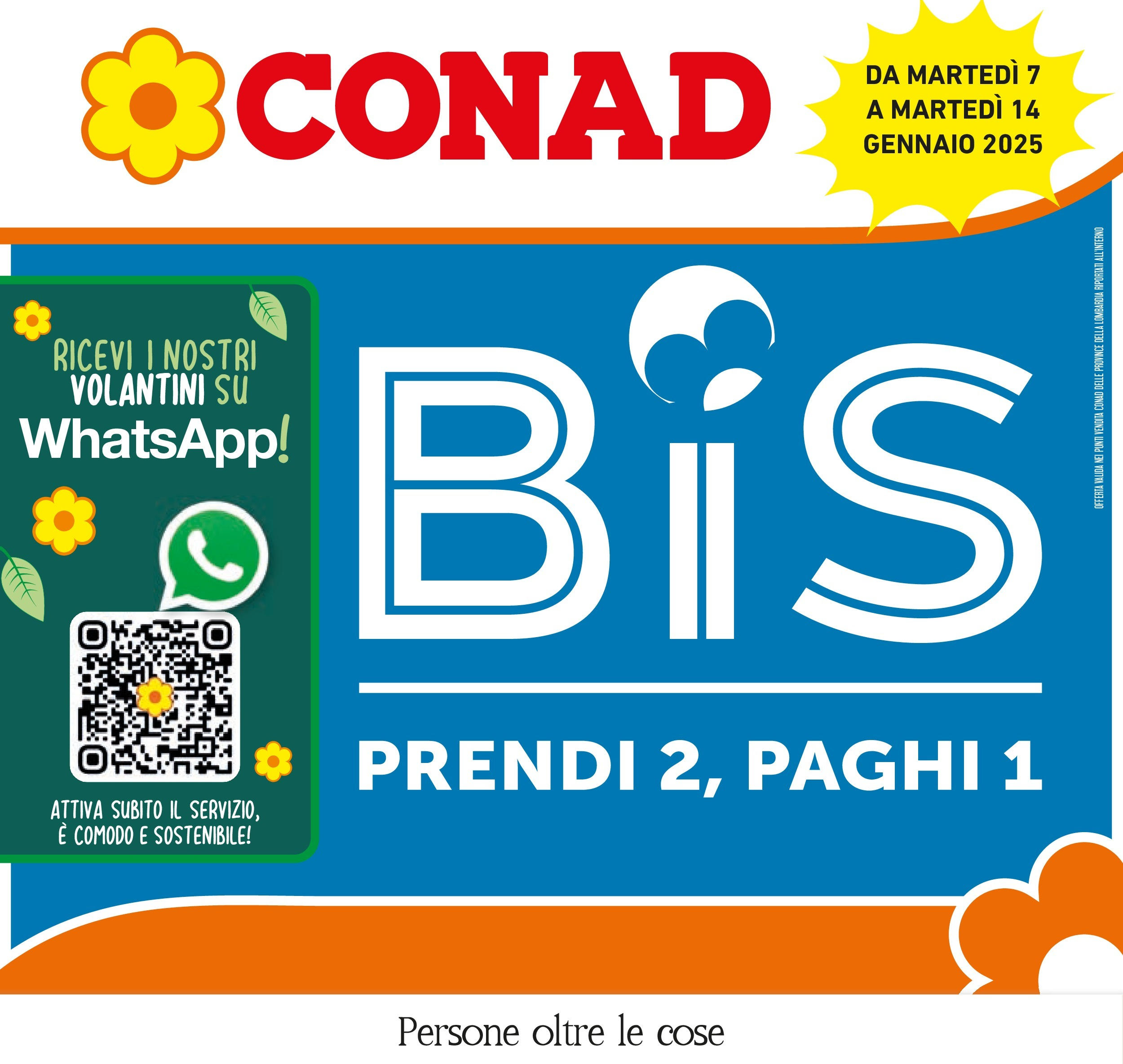 conad - Volantino Conad - Prendi 2, paghi 1 valido dal 07/01 al 14/01