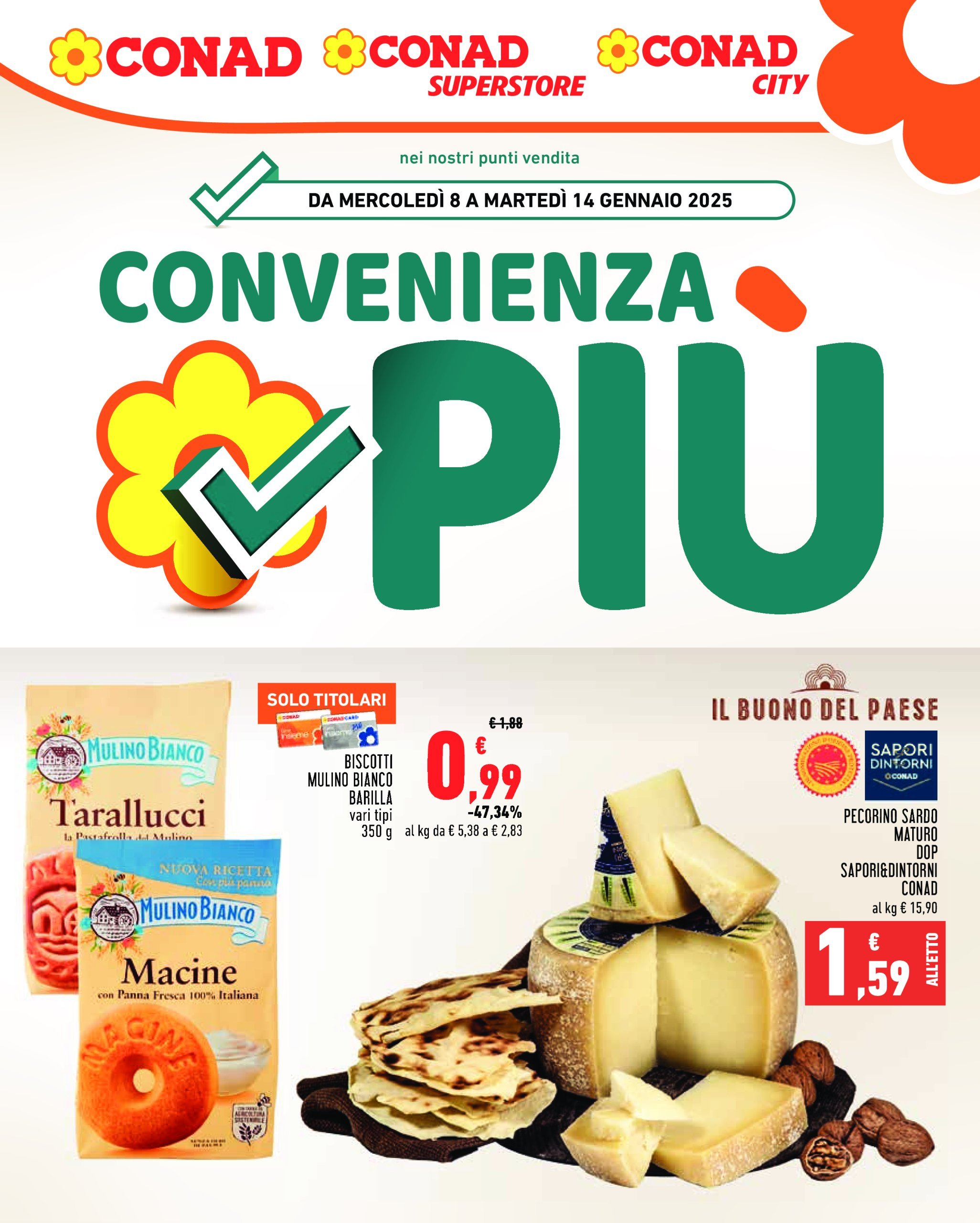 conad - Volantino Conad valido dal 08/01 al 14/01