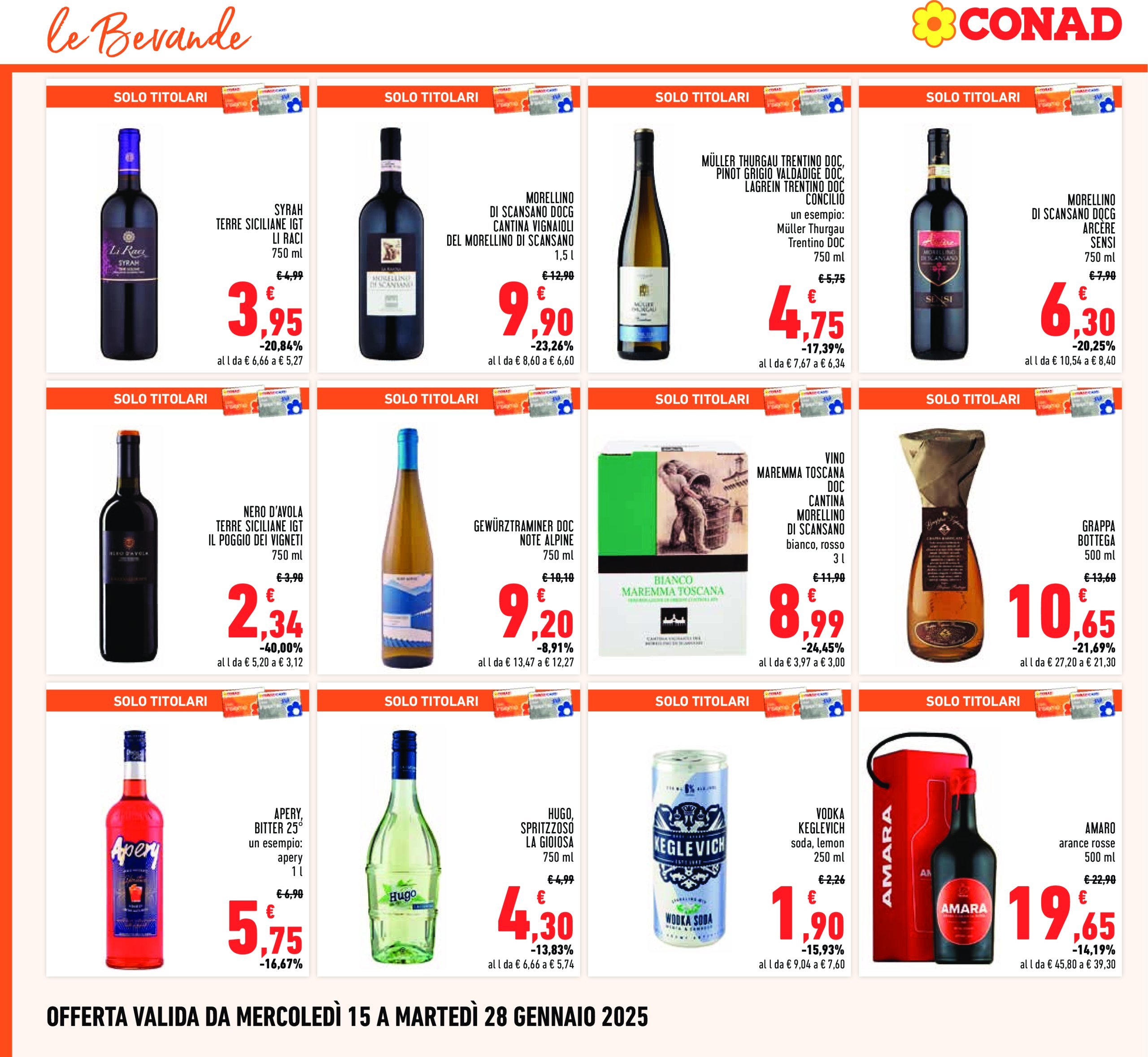 conad - Volantino Conad valido dal 15/01 al 28/01 - page: 24