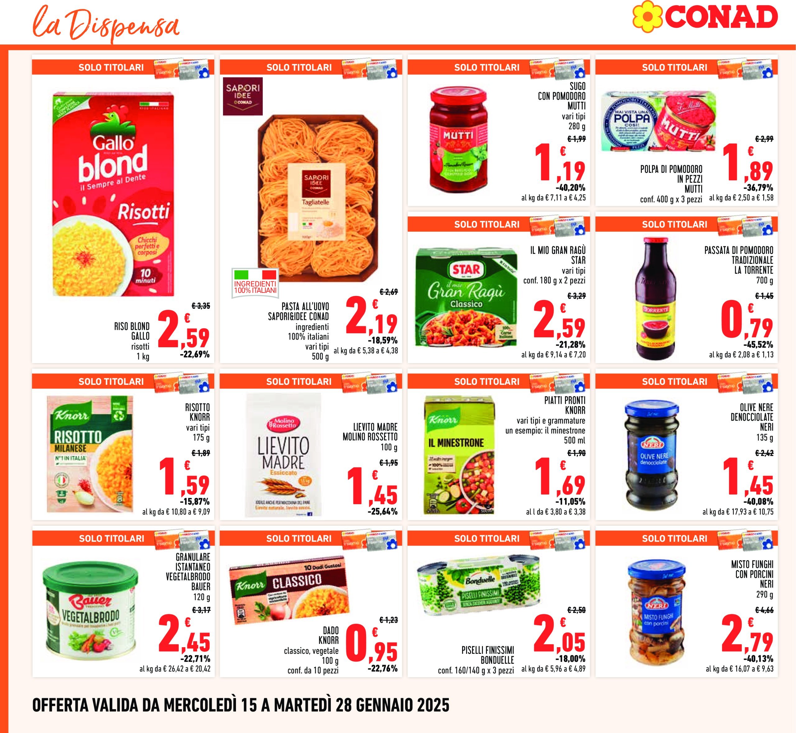 conad - Volantino Conad valido dal 15/01 al 28/01 - page: 20