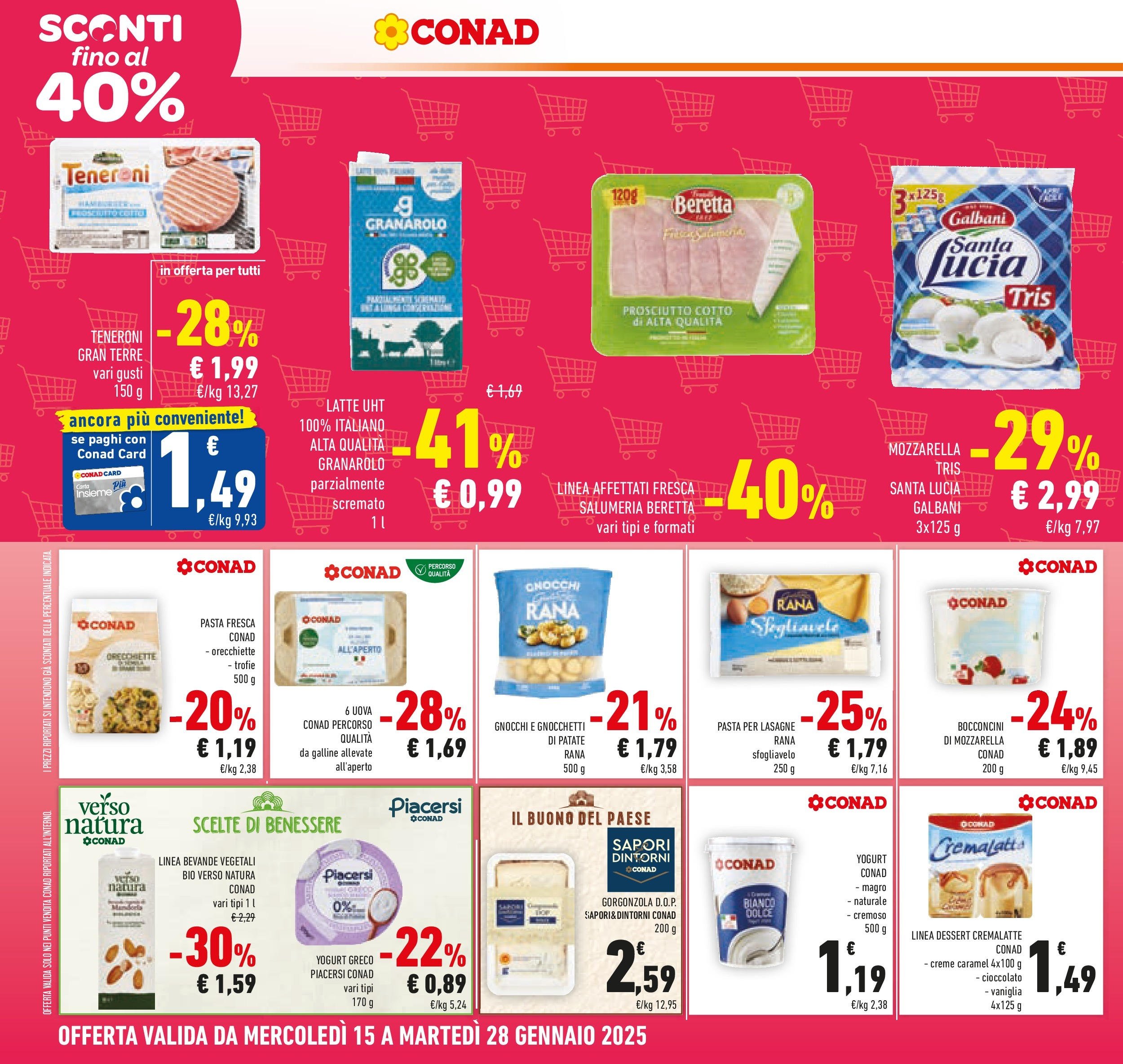 conad - Volantino Conad - Sconti fino al 40% valido dal 15/01 al 28/01 - page: 2