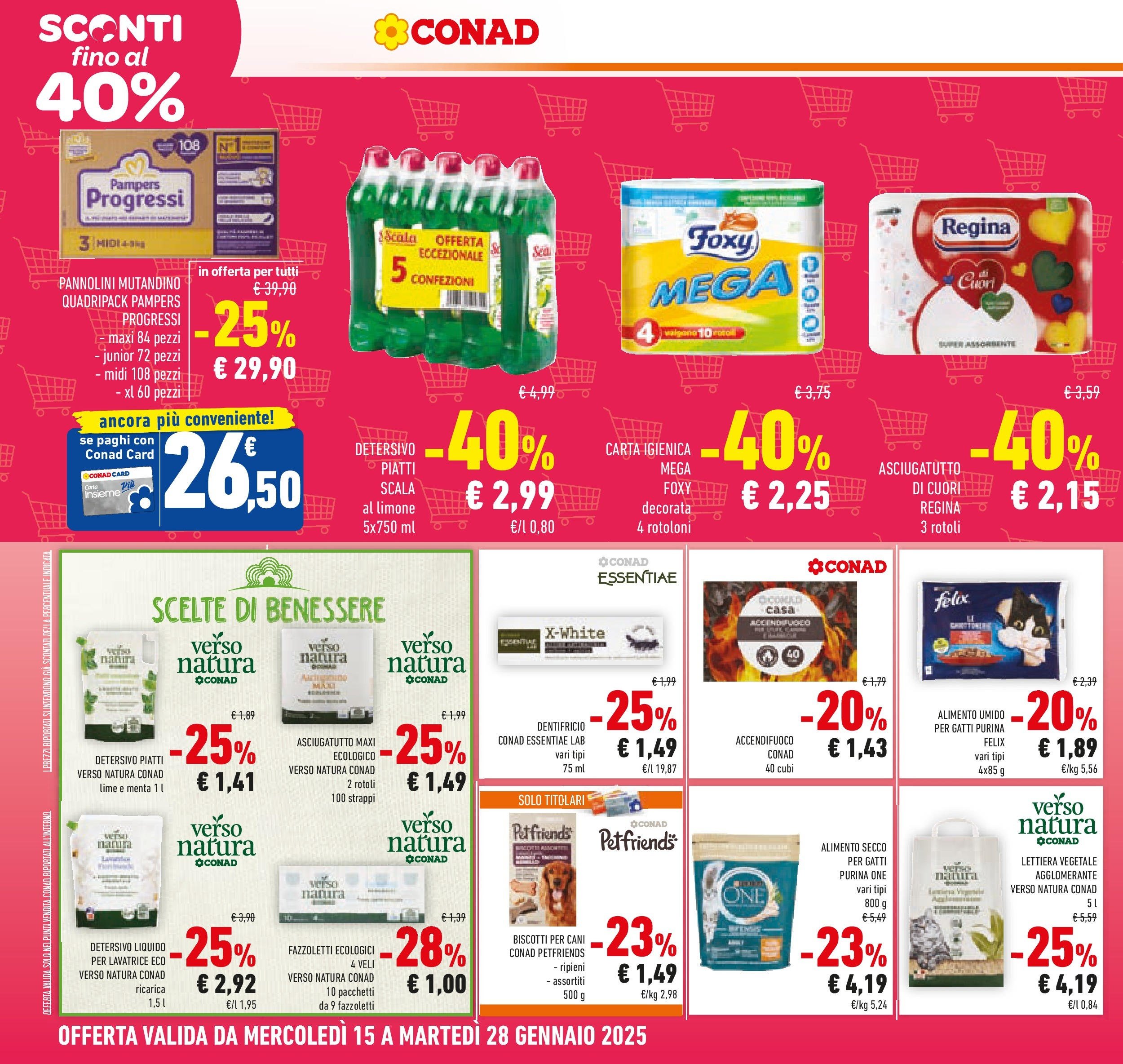 conad - Volantino Conad - Sconti fino al 40% valido dal 15/01 al 28/01 - page: 8