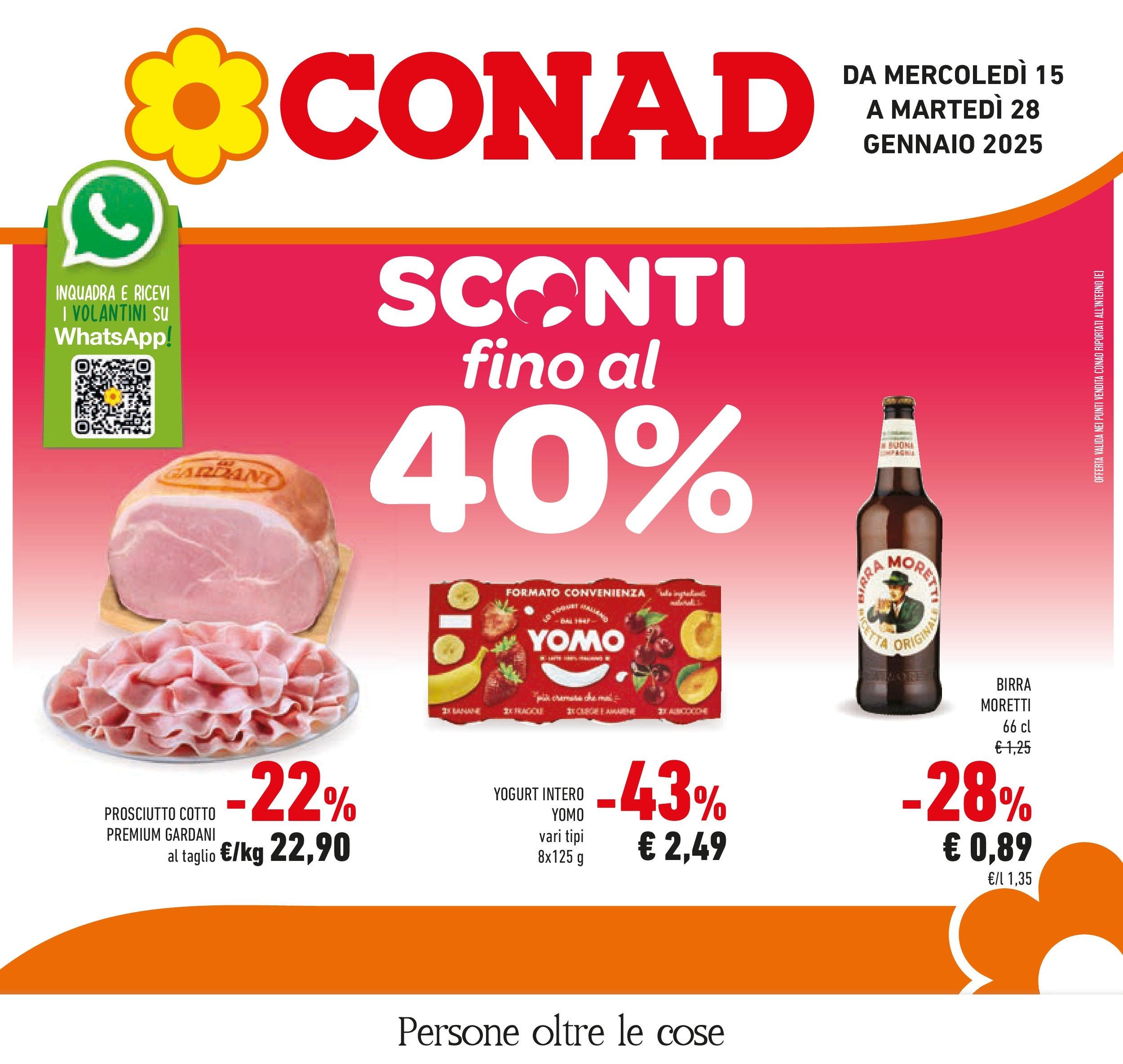 conad - Volantino Conad - Sconti fino al 40% valido dal 15/01 al 28/01