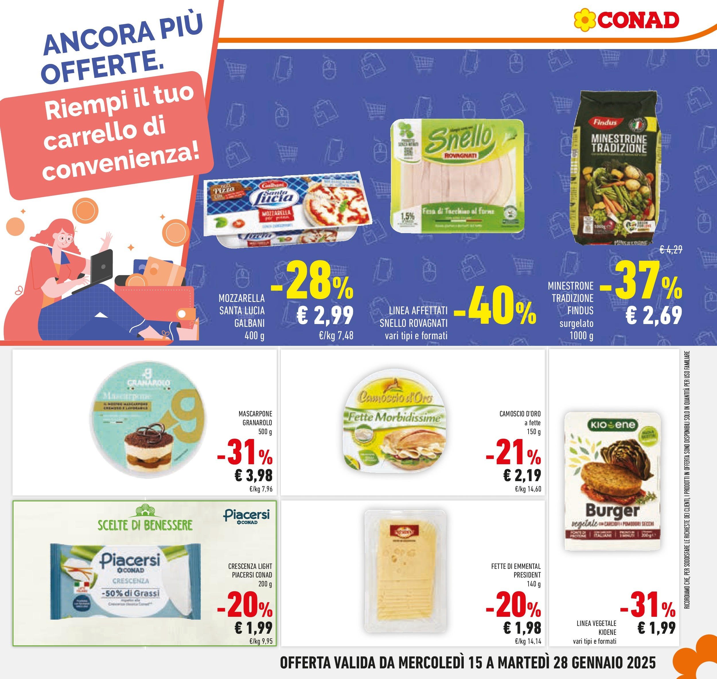 conad - Volantino Conad - Sconti fino al 40% valido dal 15/01 al 28/01 - page: 9