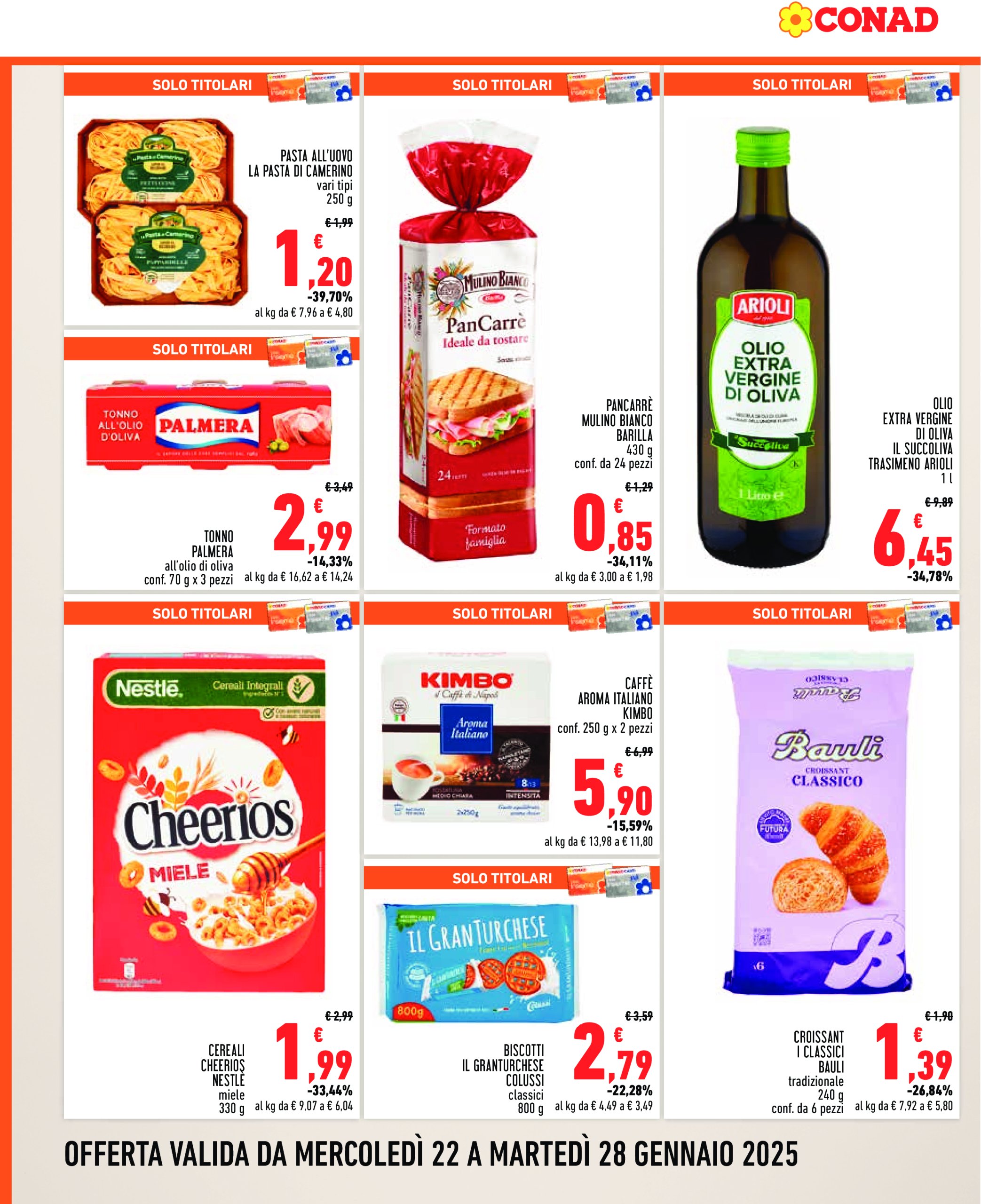 conad - Volantino Conad valido dal 22/01 al 28/01 - page: 6