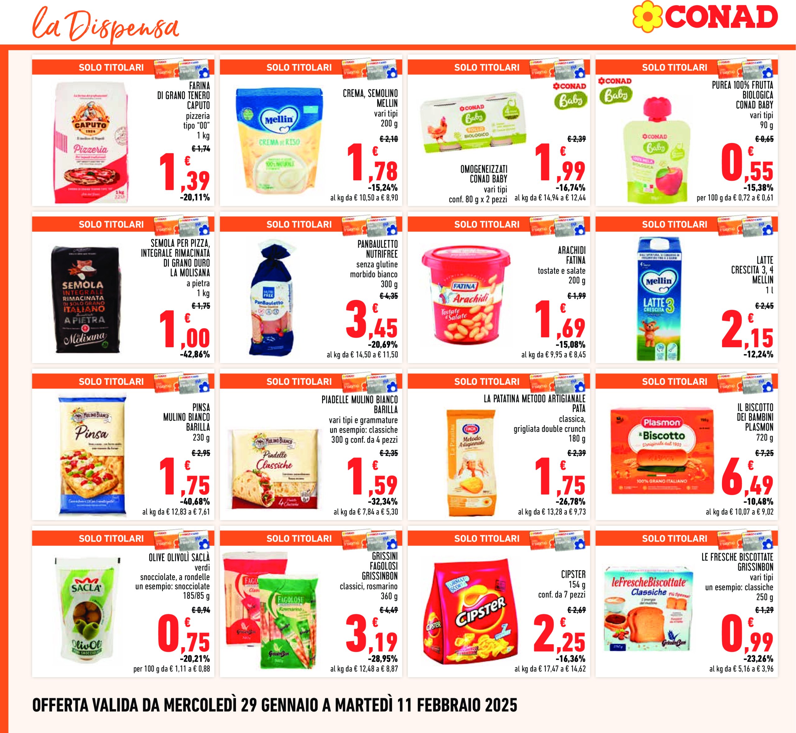 conad - Volantino Conad valido dal 29/01 al 11/02 - page: 16