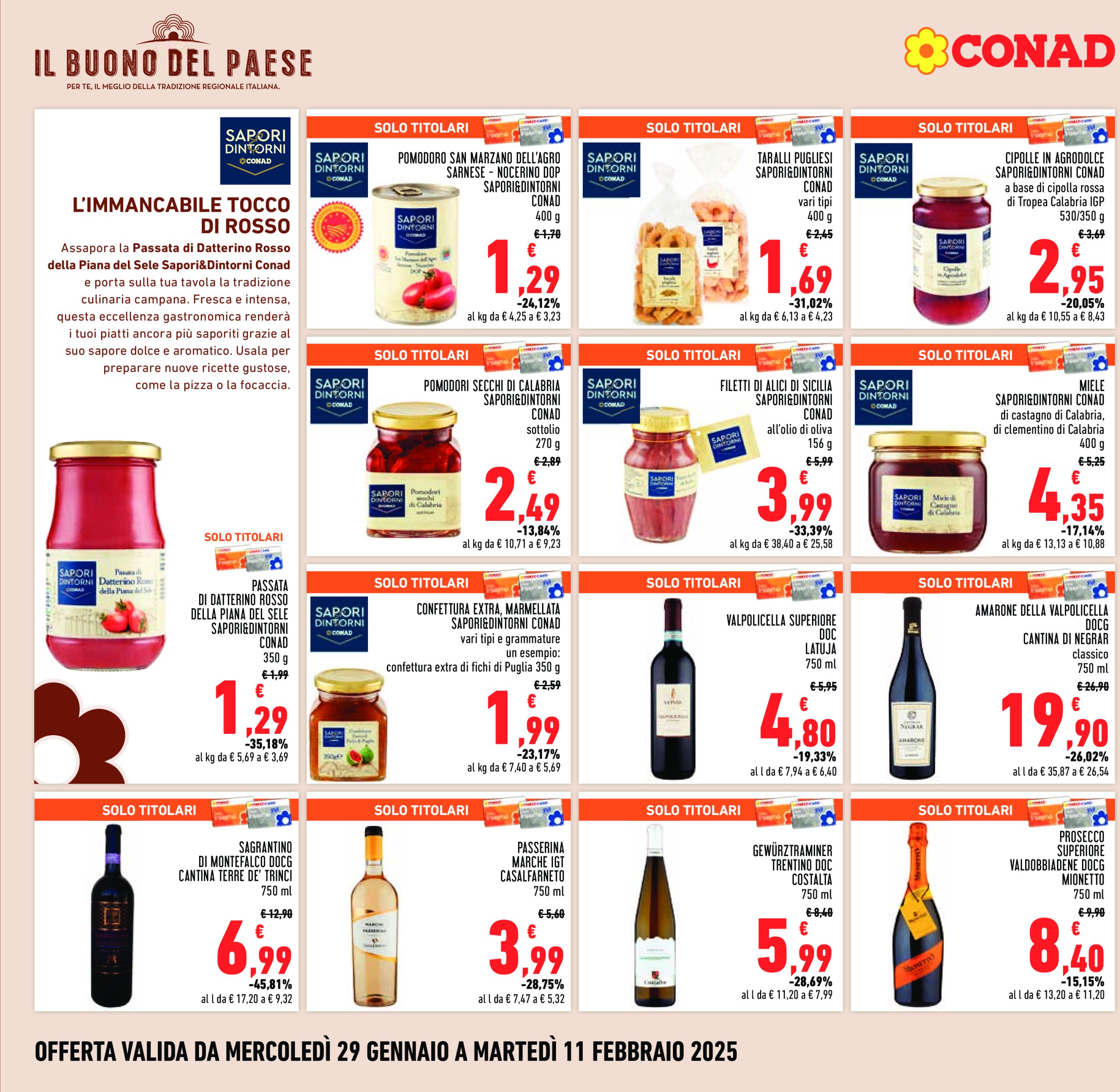 conad - Volantino Conad valido dal 29/01 al 11/02 - page: 6